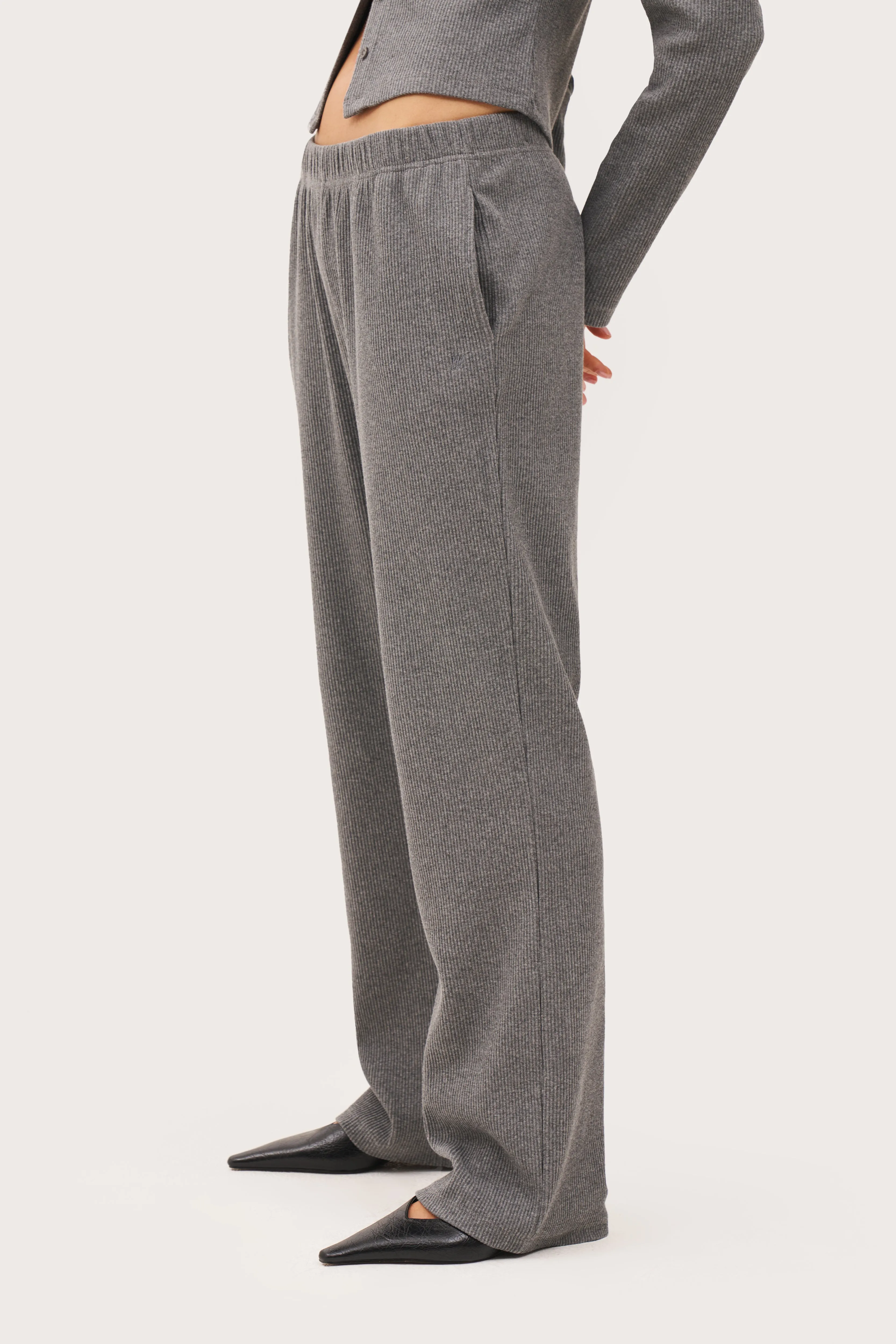 Awayday Pleated Pants - Grey sold by Maebe product image thumbnail 2