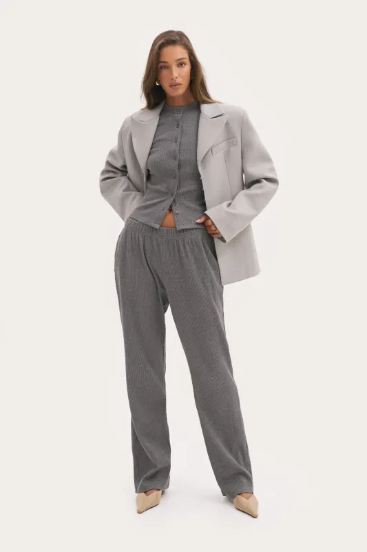 Awayday Pleated Pants - Grey sold by Maebe