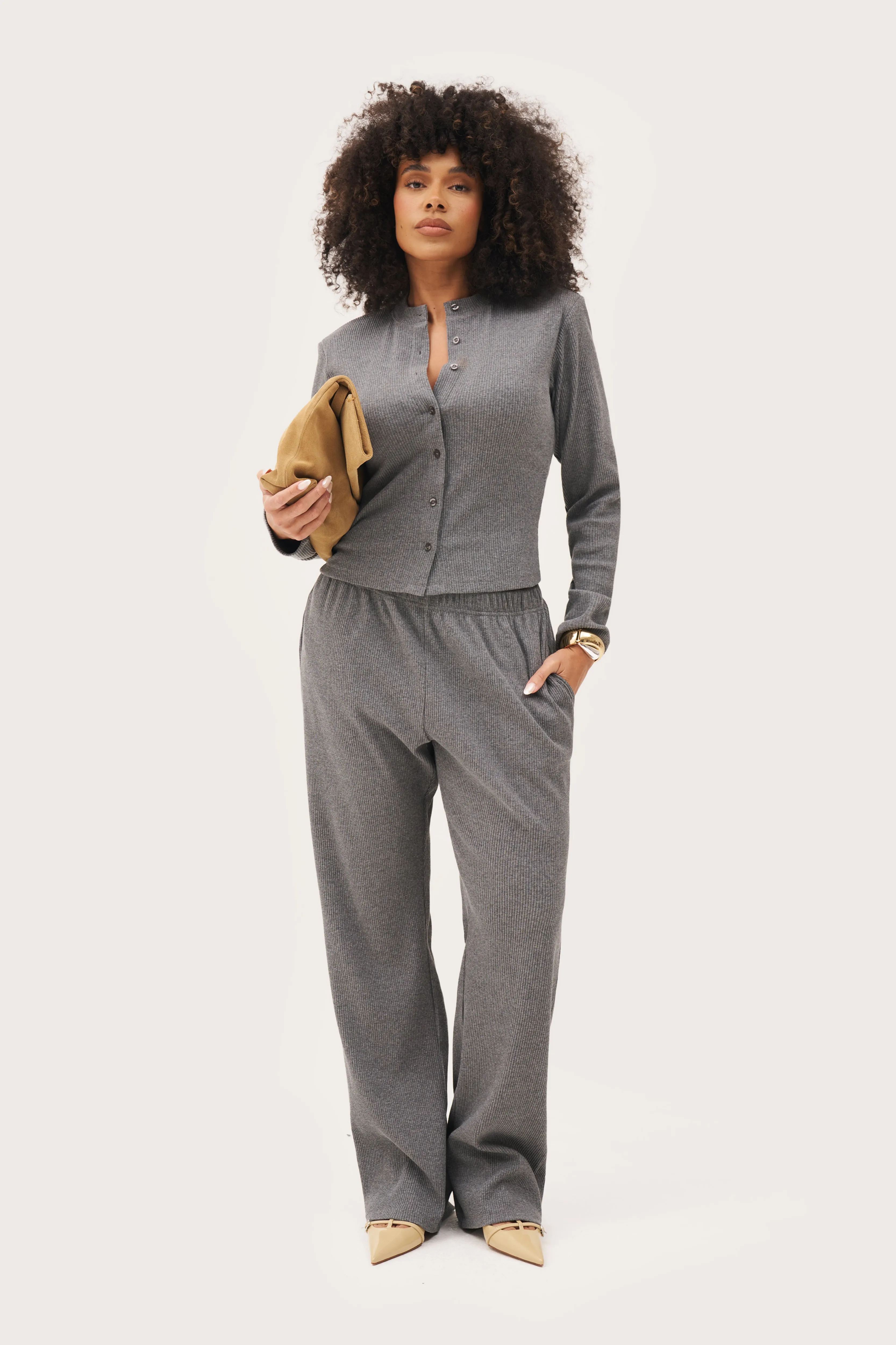 Awayday Pleated Pants - Grey sold by Maebe product image thumbnail 5