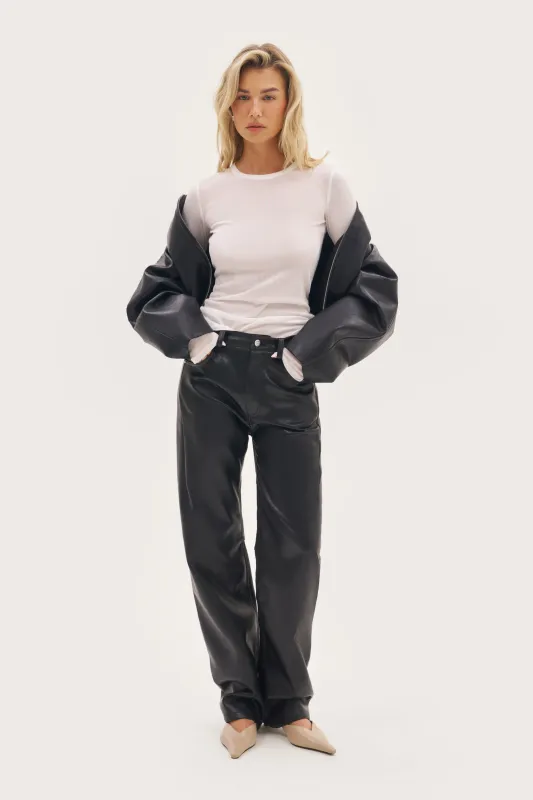 Stacked Long Sleeve Top - White made by Maebe