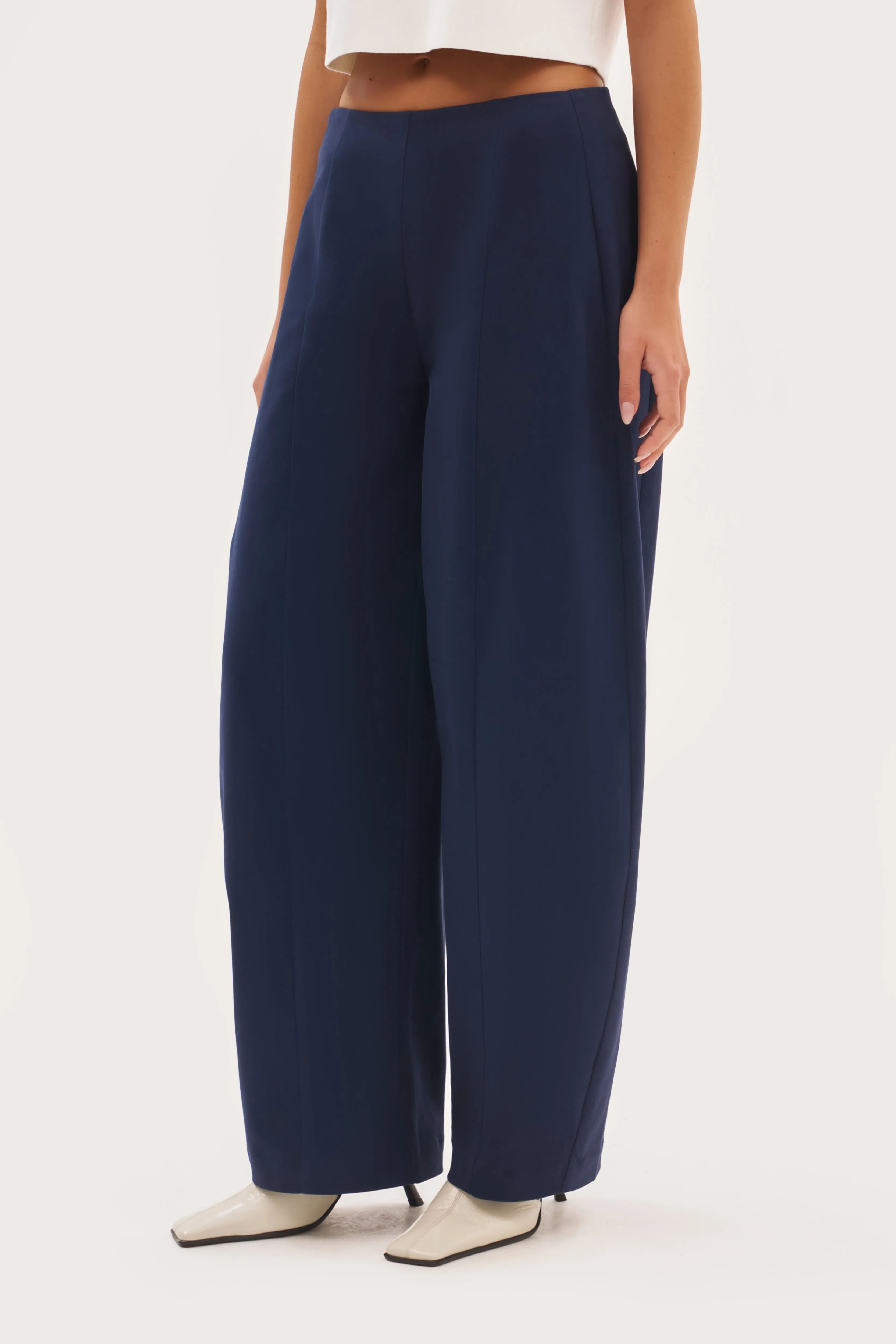 Everyday Balloon Trousers - Navy sold by Maebe product image thumbnail 3