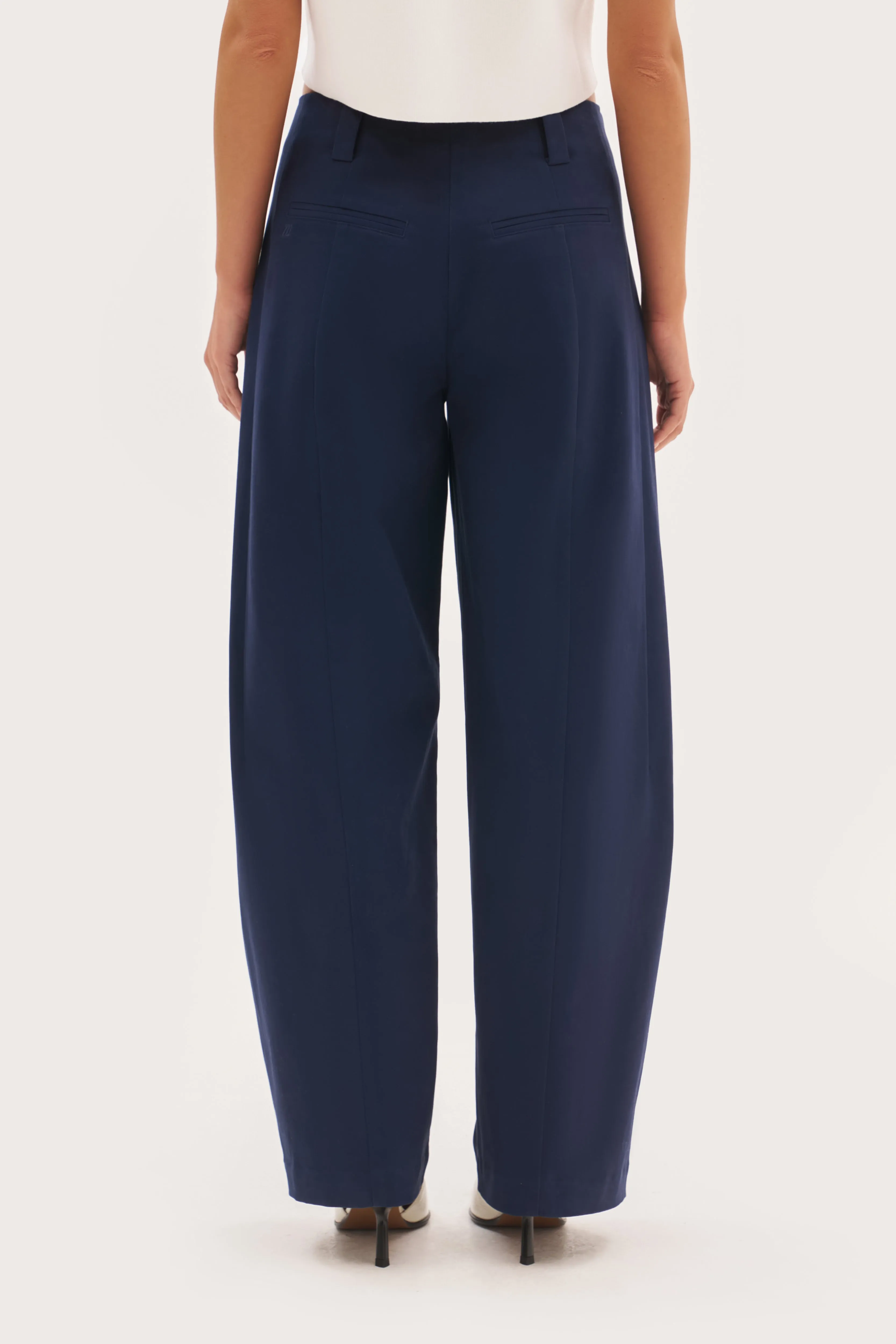 Everyday Balloon Trousers - Navy sold by Maebe product image thumbnail 4