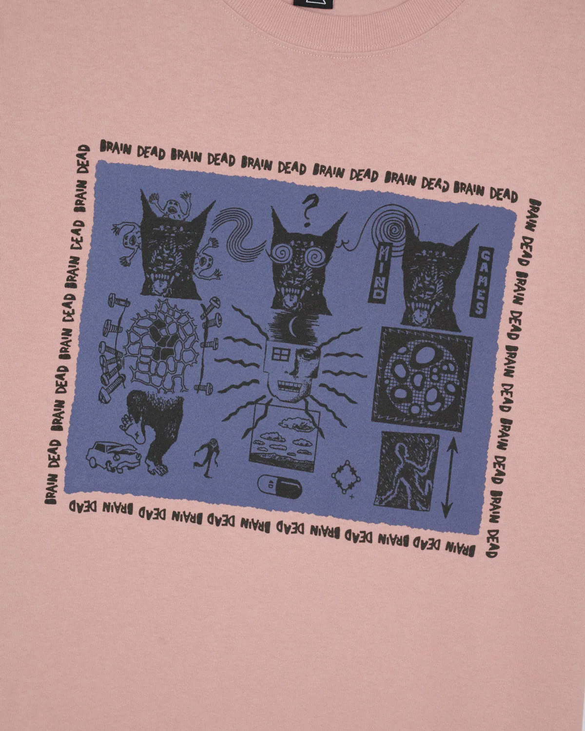 Mind Games T-shirt - Mauve sold by We Are Braindead product image thumbnail 3