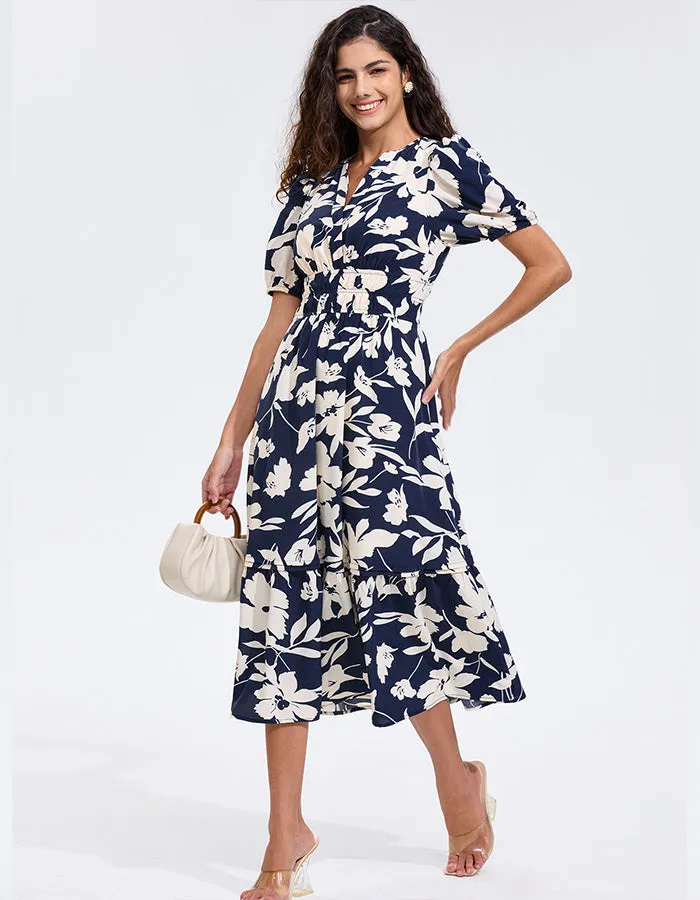 ALLOVIN Print Dresses sold by Allovin