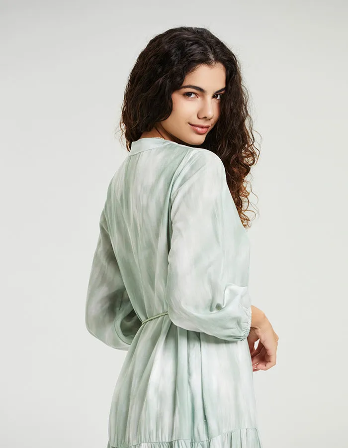 ALLOVIN The Harper Tie-Dye Printed Dress sold by Allovin product image thumbnail 2