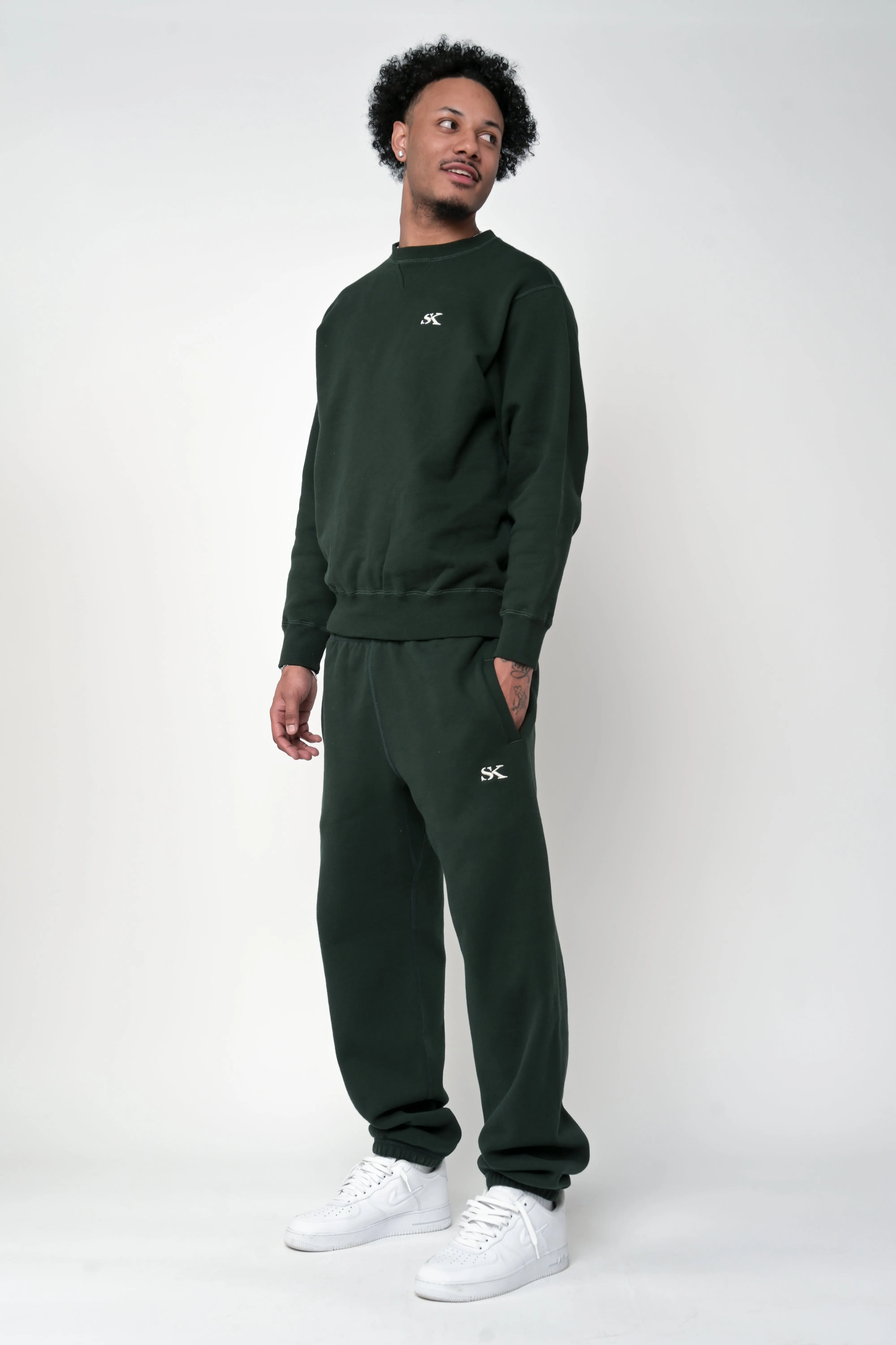 SK Core Fleece Sweatpants - Forest Green sold by SK KINETIX product image thumbnail 3