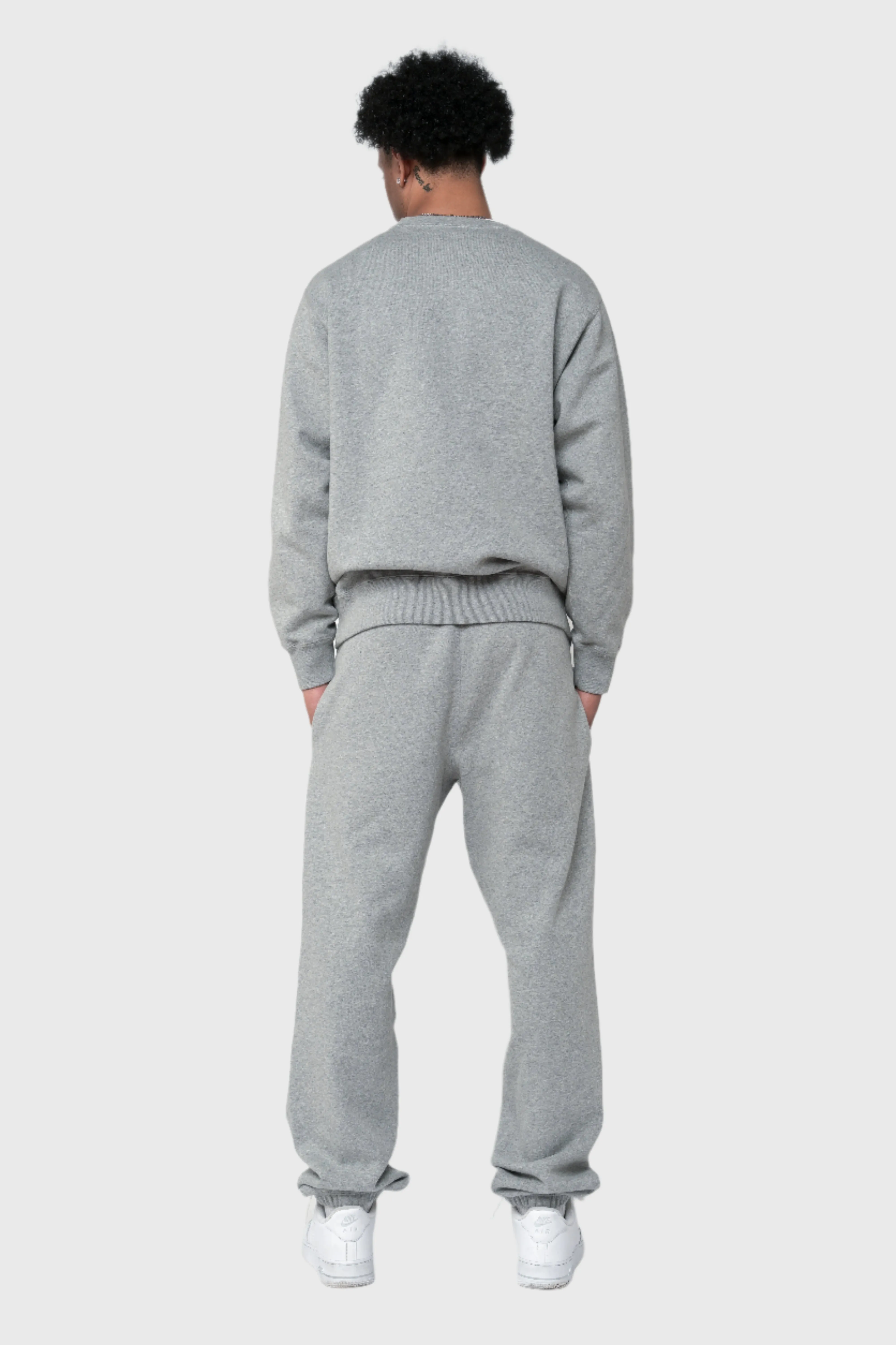 SK Core Fleece Crewneck - Grey sold by SK KINETIX product image thumbnail 3