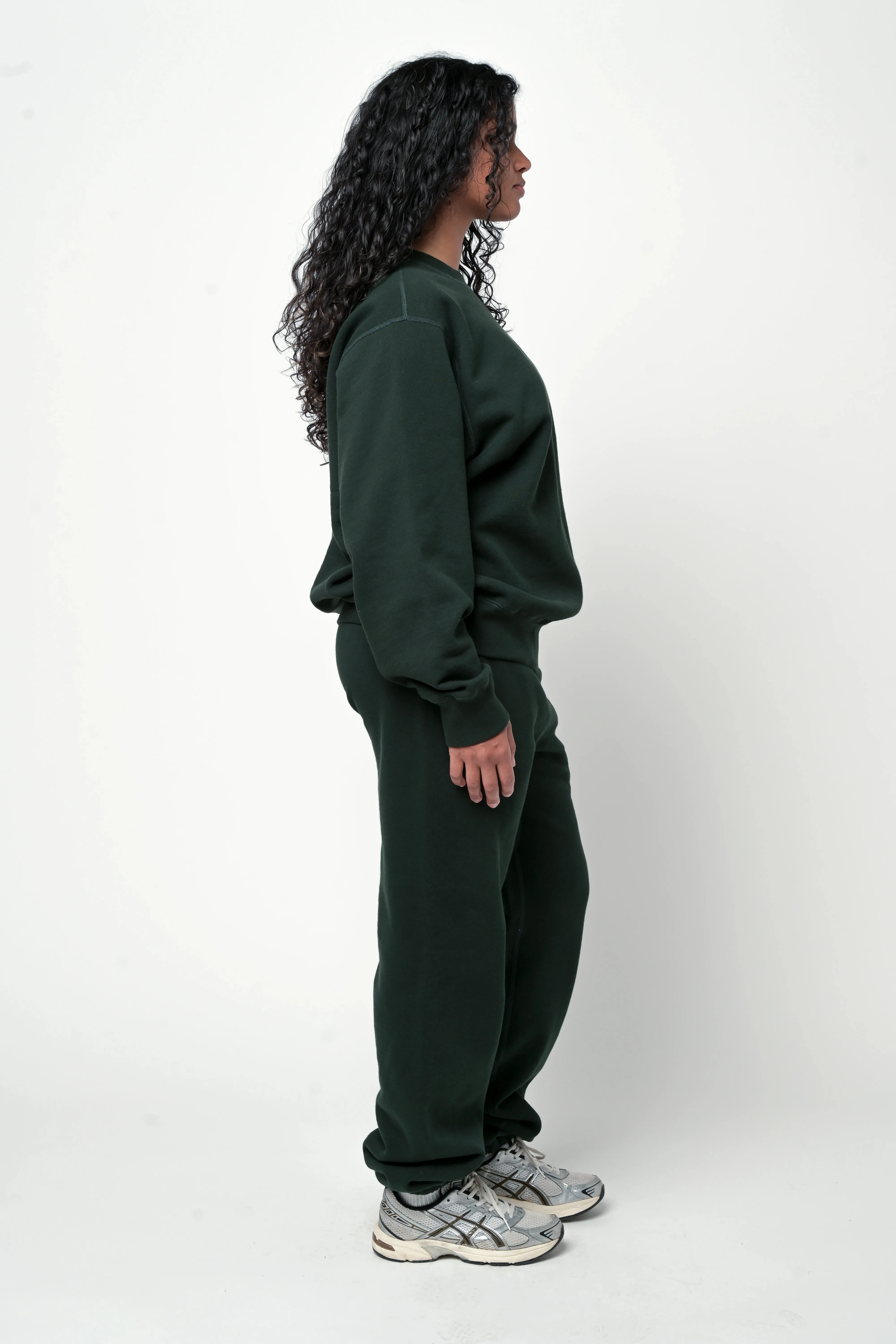 SK Core Fleece Crewneck - Forest Green sold by SK KINETIX product image thumbnail 2
