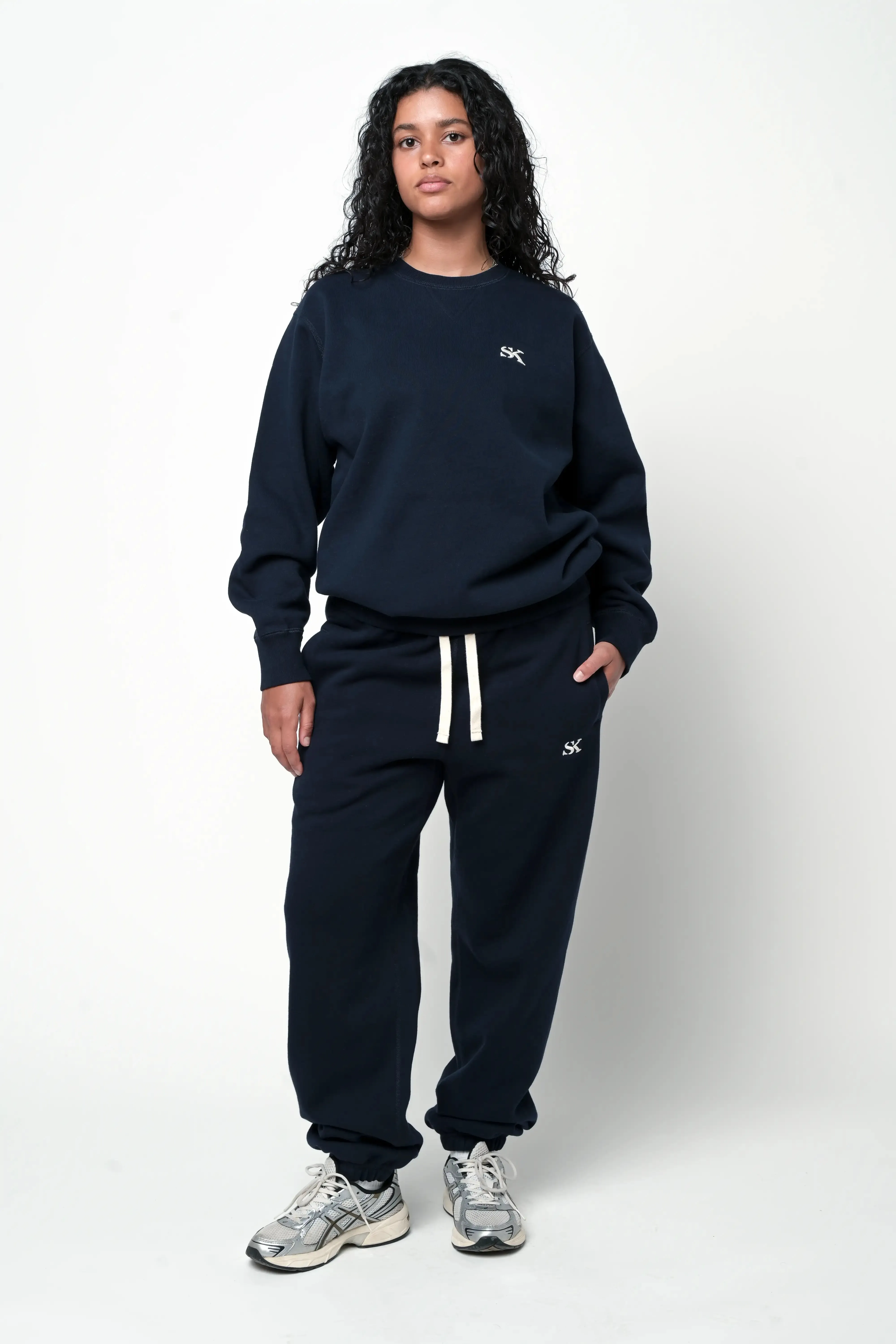 SK Core Fleece Crew neck - Midnight Navy sold by SK KINETIX