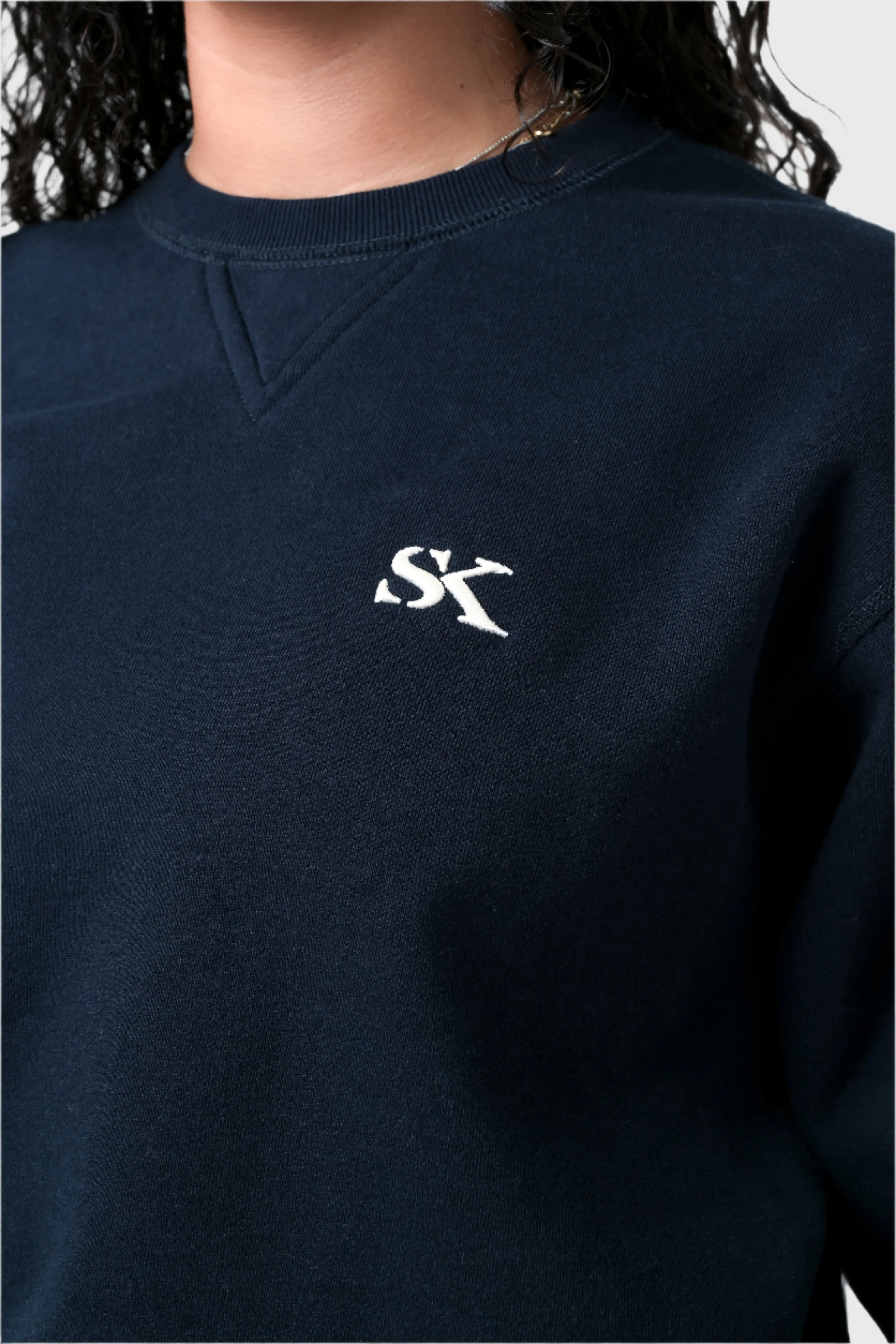 SK Core Fleece Crew neck - Midnight Navy sold by SK KINETIX product image thumbnail 2
