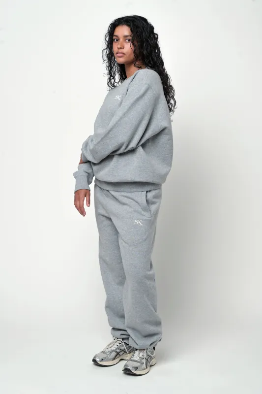 SK Core Fleece Crewneck - Grey sold by SK KINETIX