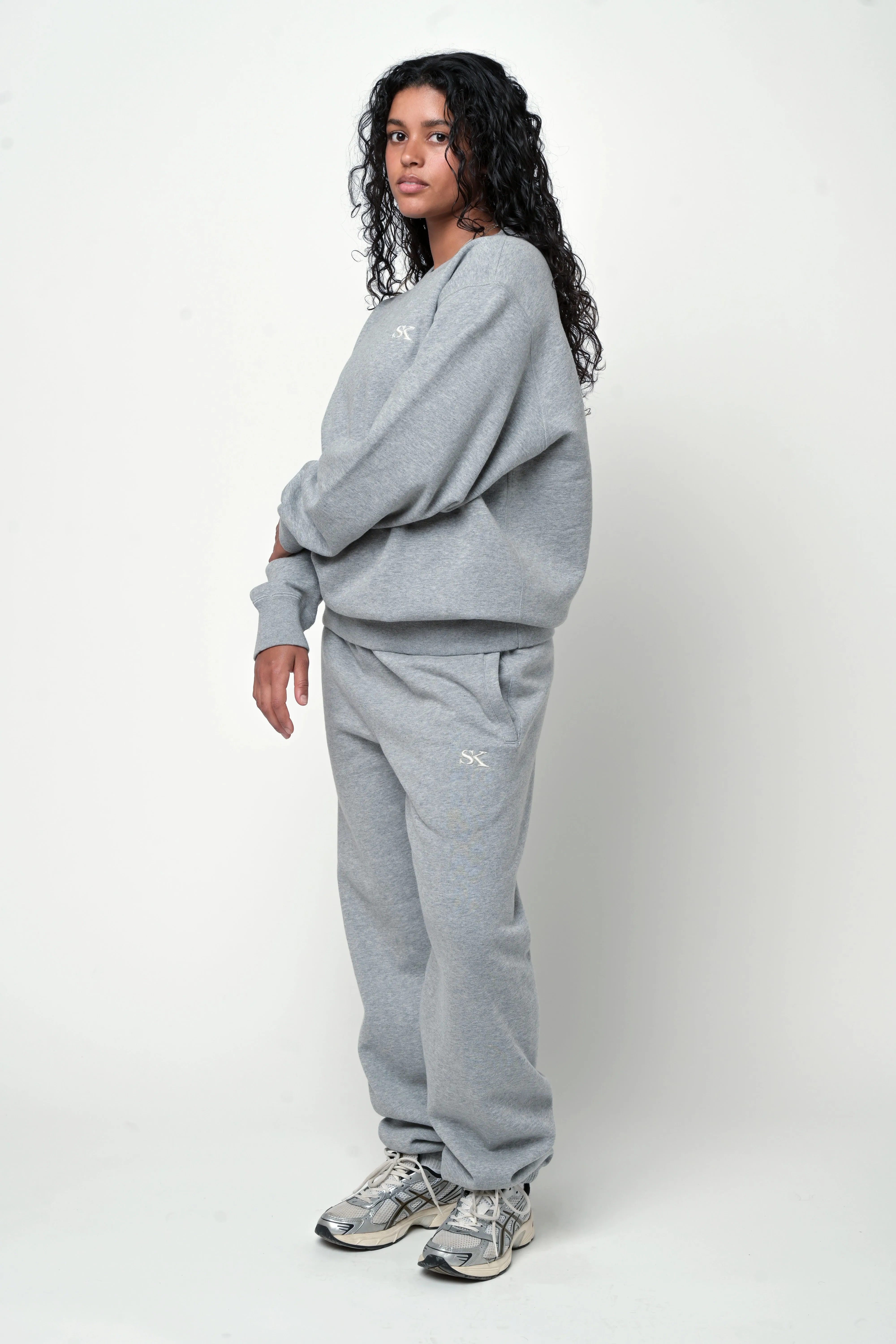 SK Core Fleece Crewneck - Grey sold by SK KINETIX