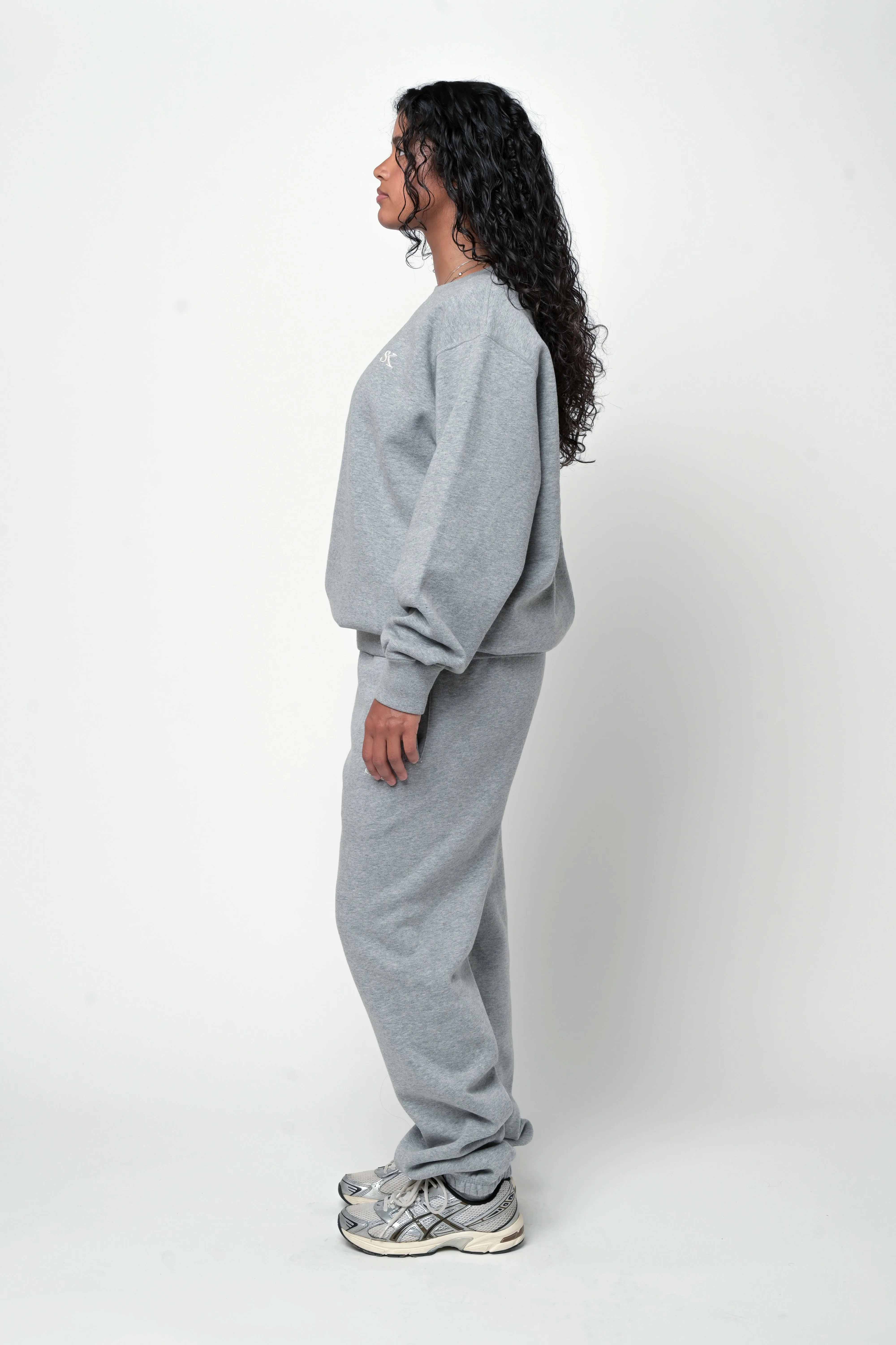 SK Core Fleece Crewneck - Grey sold by SK KINETIX product image thumbnail 3