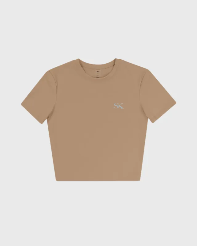 Simmer Crop Top Sand sold by SK KINETIX