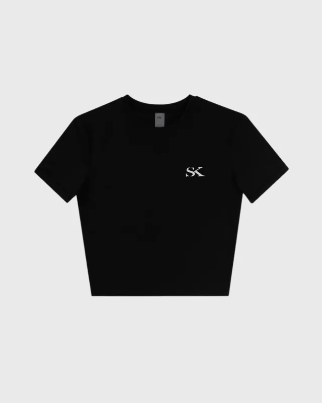 Simmer Crop Top Black sold by SK KINETIX