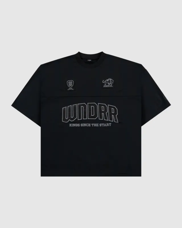 FEUD QUARTERBACK JERSEY - BLACK sold by WNDRR