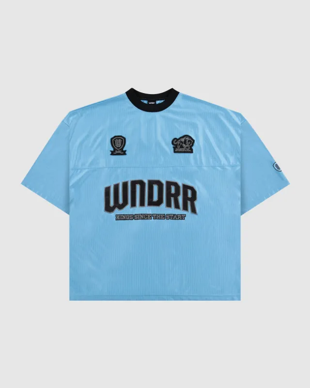 FEUD QUARTERBACK JERSEY - BLUE sold by WNDRR