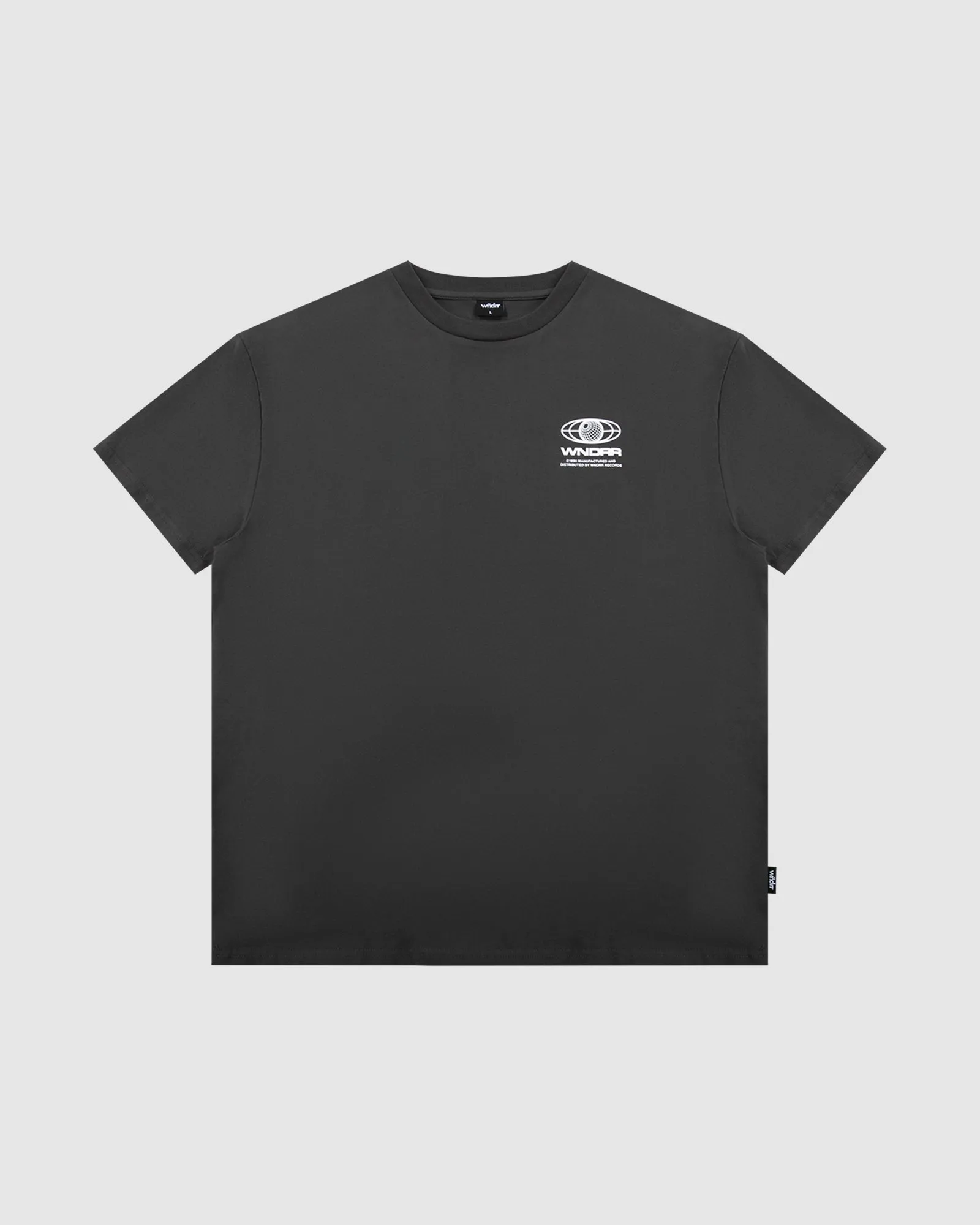 OUTLET BOX FIT TEE - FADED BLACK sold by WNDRR product image thumbnail 3