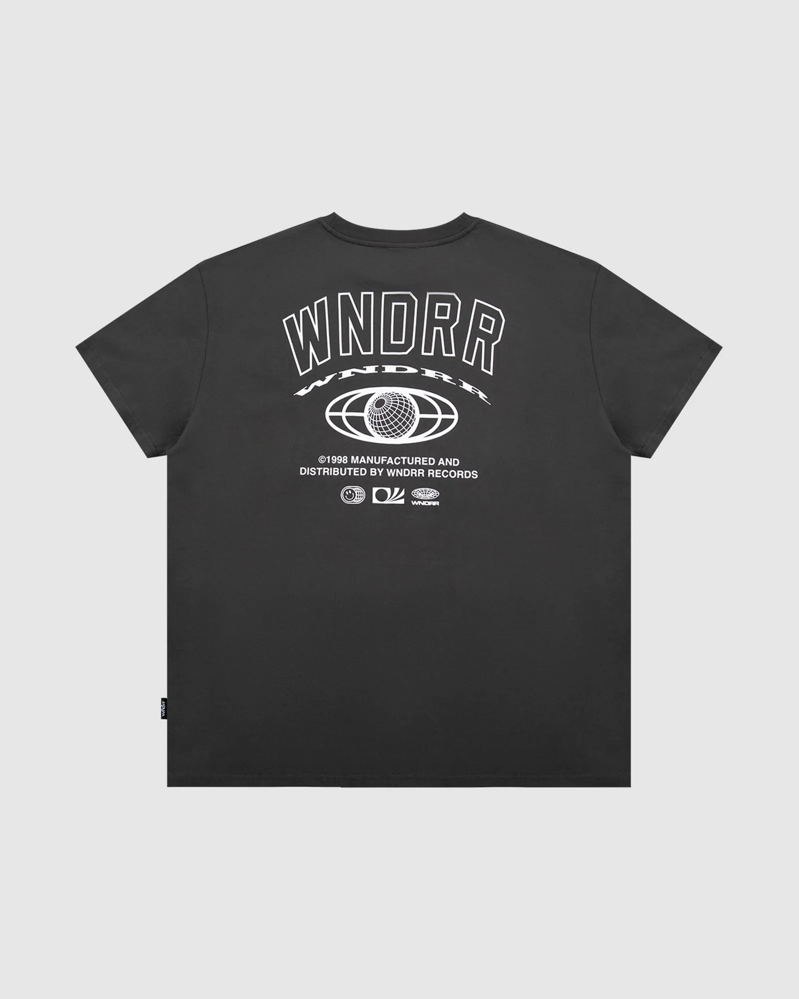 OUTLET BOX FIT TEE - FADED BLACK sold by WNDRR