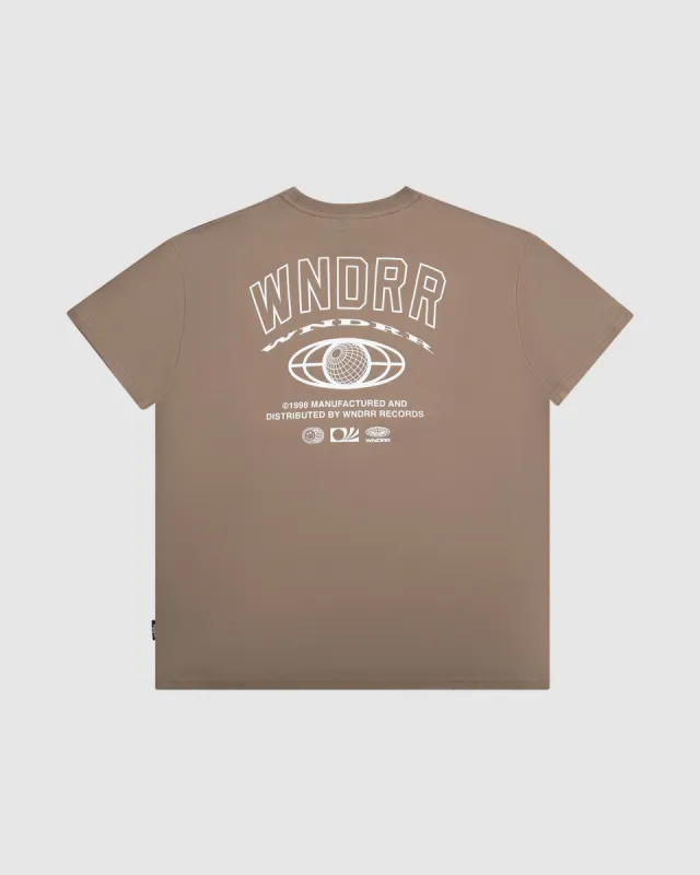 OUTLET BOX FIT TEE - TAUPE sold by WNDRR