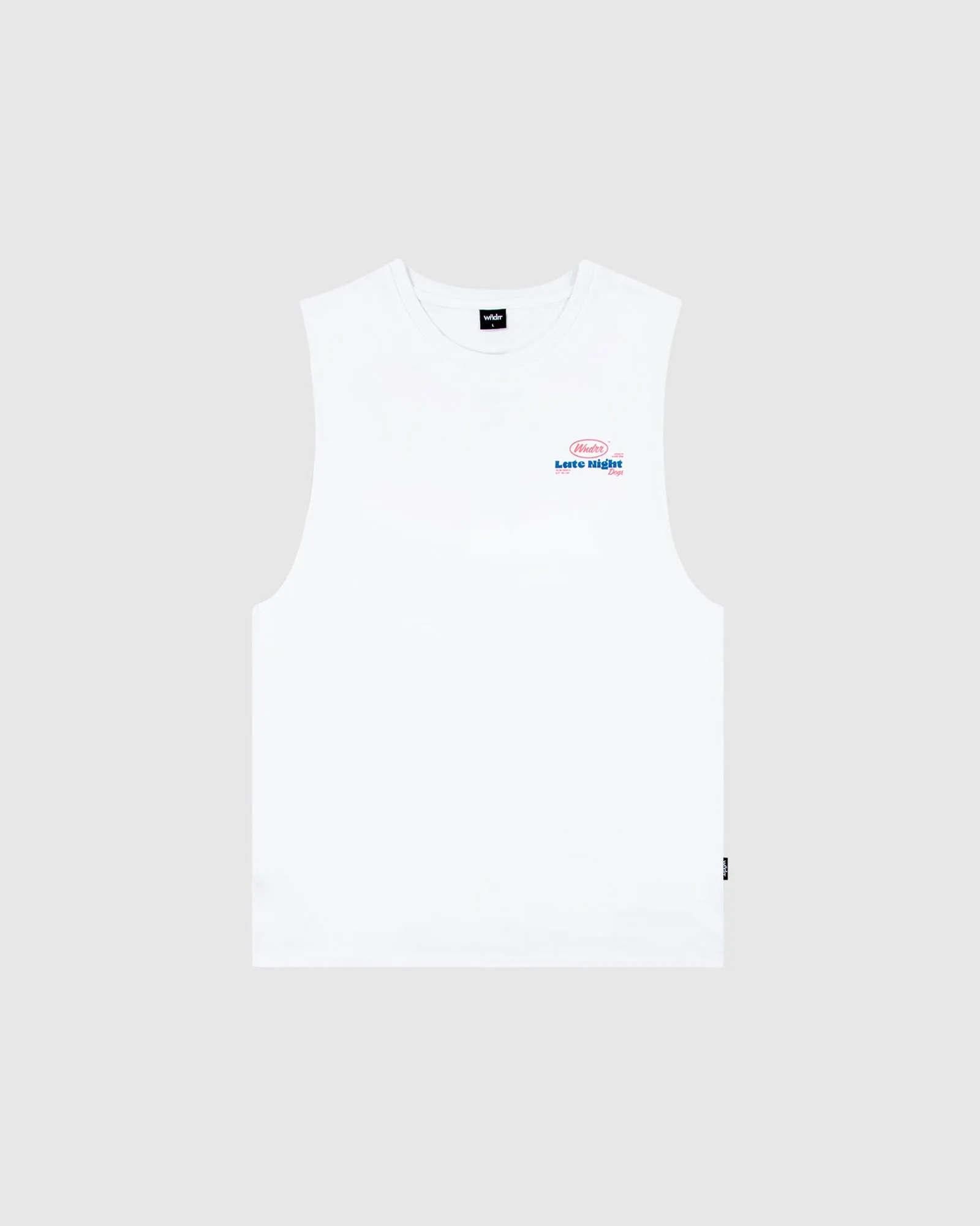 HOT DOG MUSCLE TOP - WHITE sold by WNDRR product image thumbnail 2