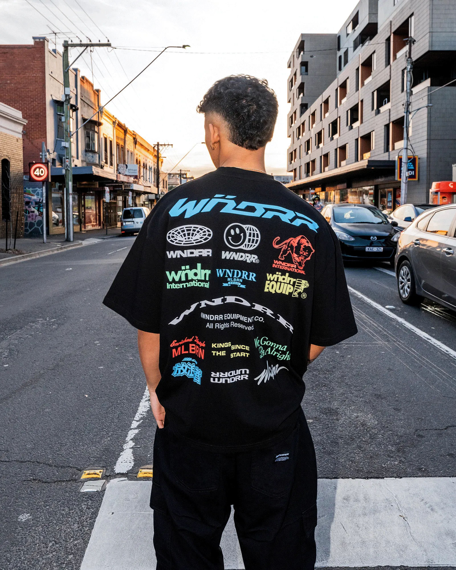 REPRESENT HEAVY WEIGHT TEE - BLACK sold by WNDRR product image thumbnail 2