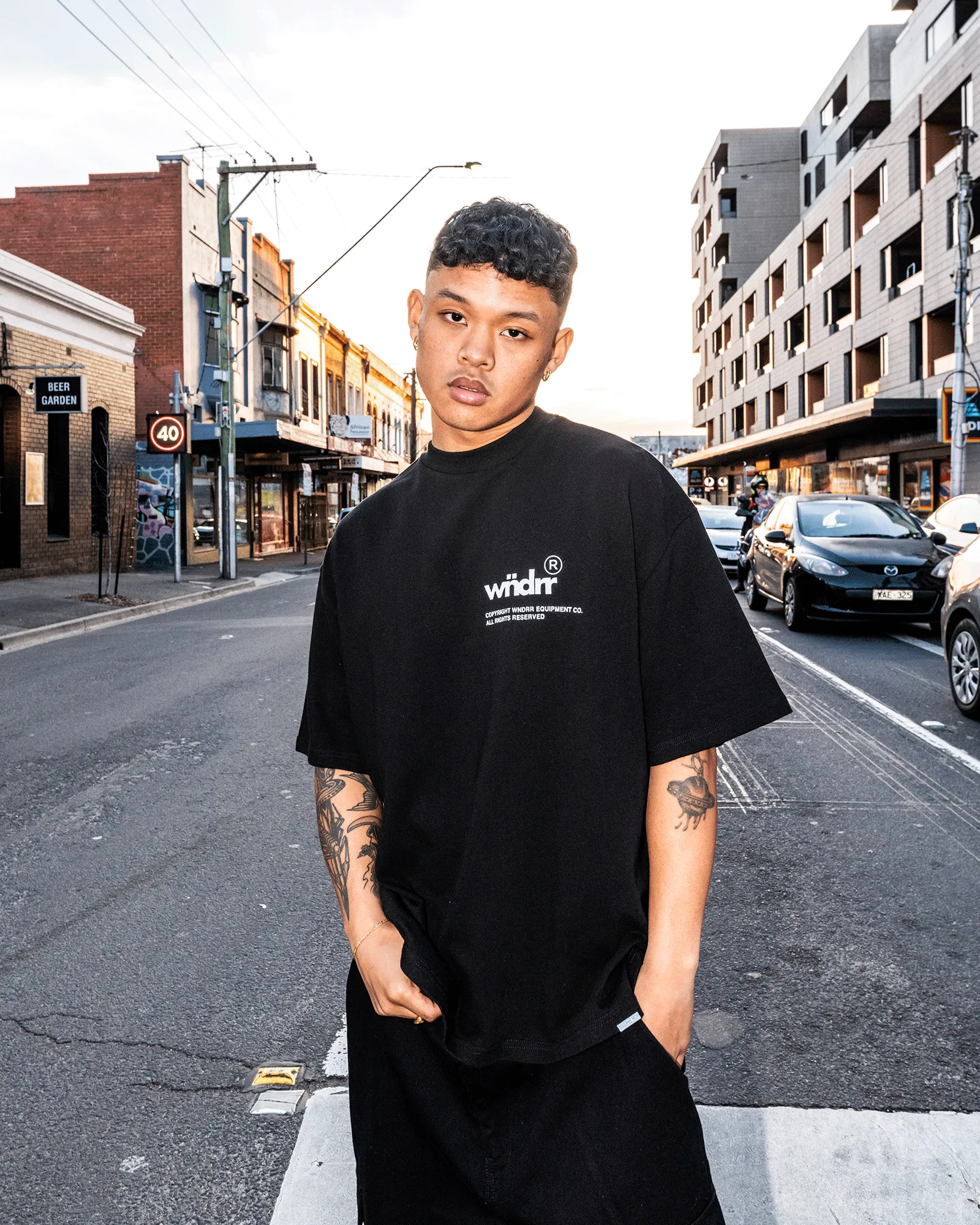 REPRESENT HEAVY WEIGHT TEE - BLACK sold by WNDRR product image thumbnail 4