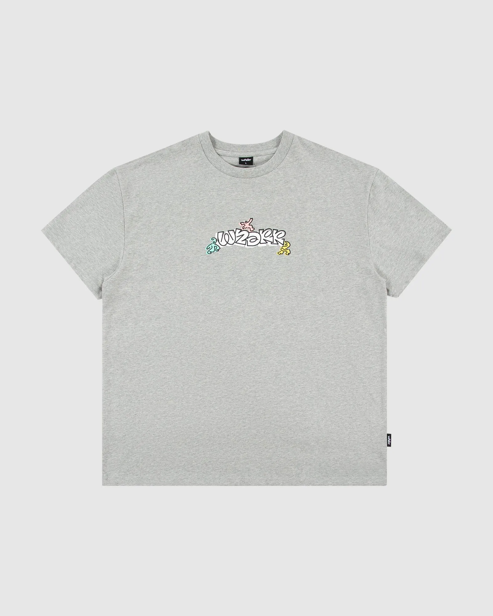 MOOD BOX FIT TEE - GREY MARLE sold by WNDRR product image thumbnail 3