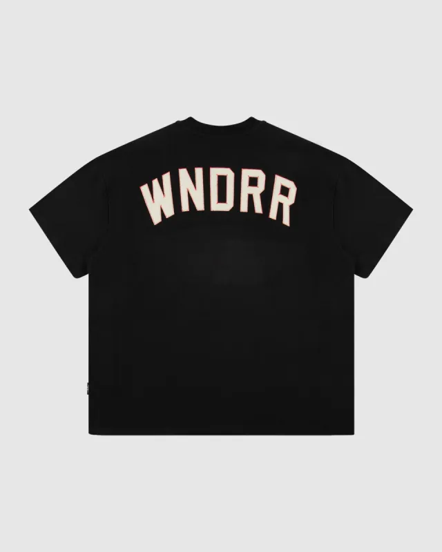 WITNESS HEAVY WEIGHT TEE - BLACK sold by WNDRR