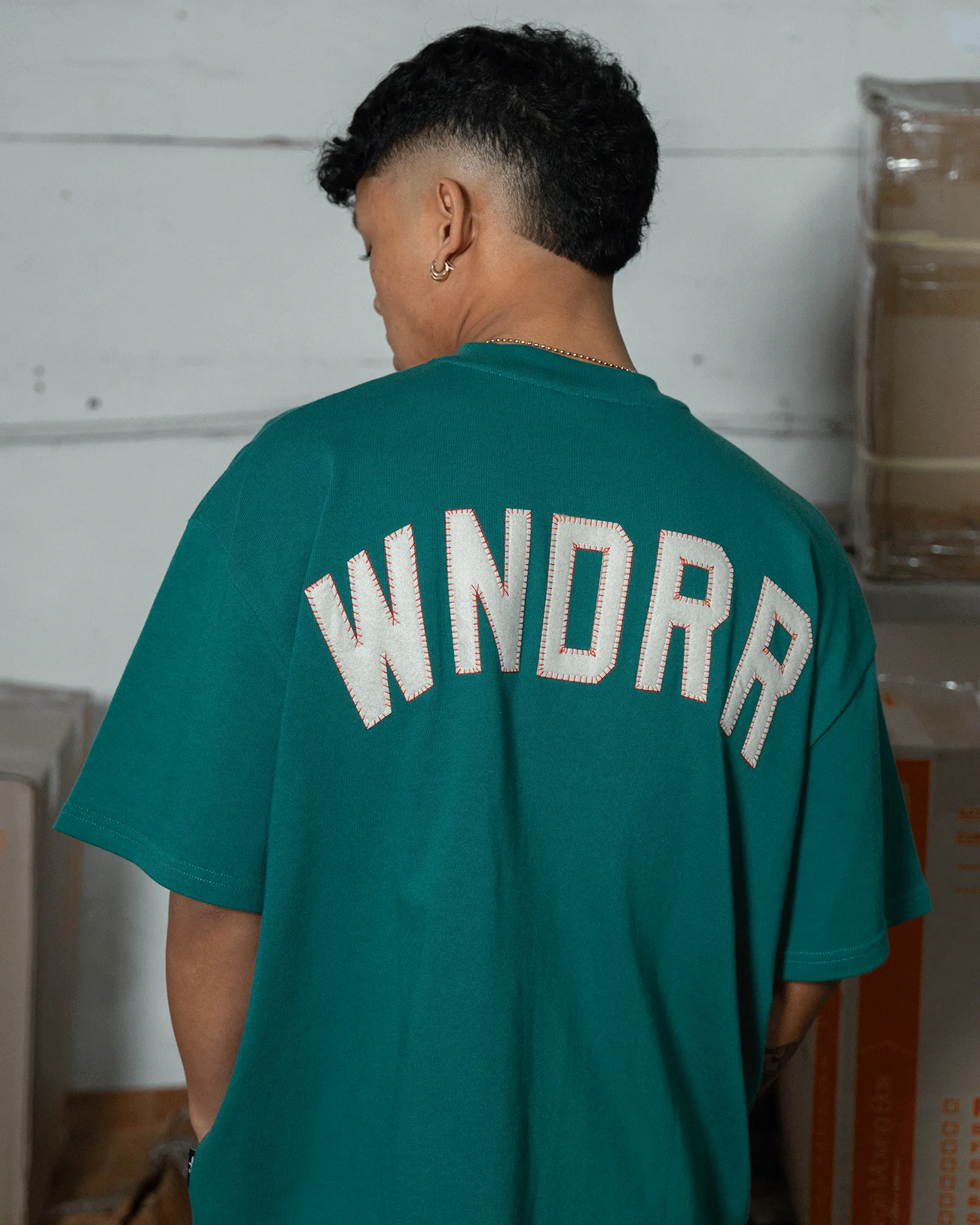 WITNESS HEAVY WEIGHT TEE - DARK TEAL sold by WNDRR product image thumbnail 2