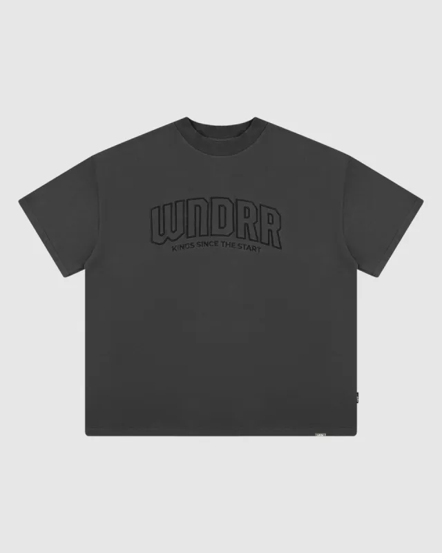 FEUD HEAVY WEIGHT TEE - FADED BLACK sold by WNDRR