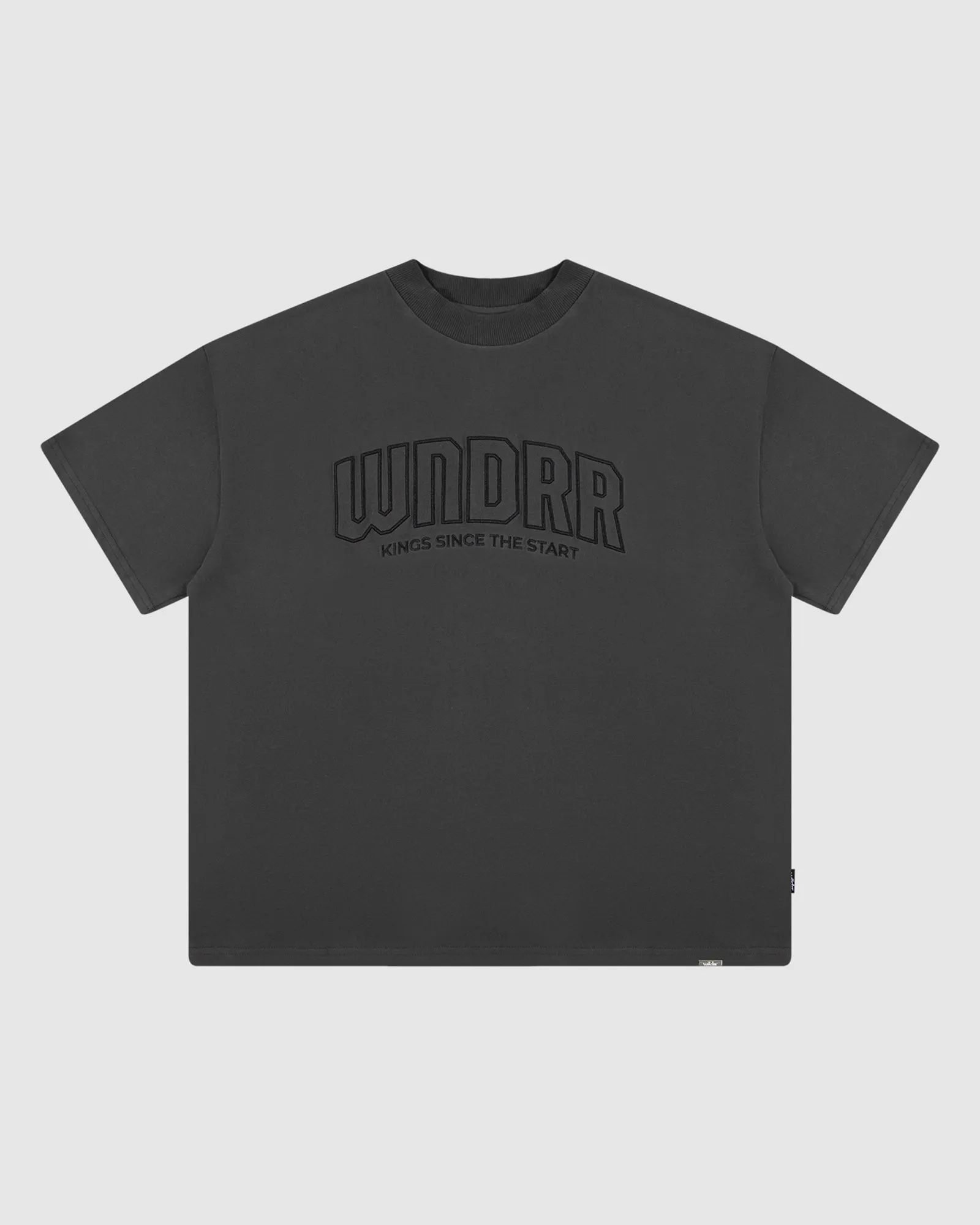 FEUD HEAVY WEIGHT TEE - FADED BLACK sold by WNDRR