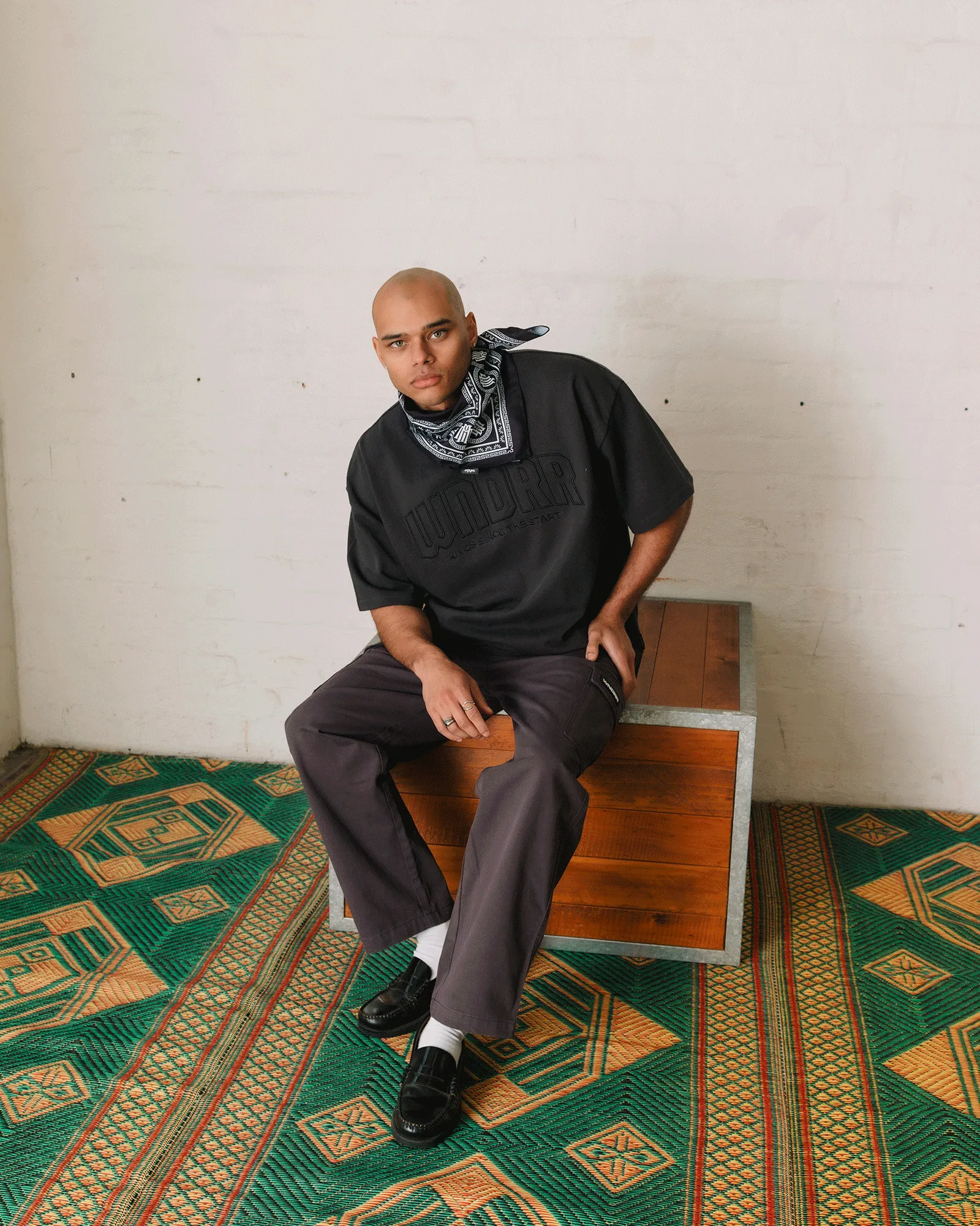 FEUD HEAVY WEIGHT TEE - FADED BLACK sold by WNDRR product image thumbnail 2