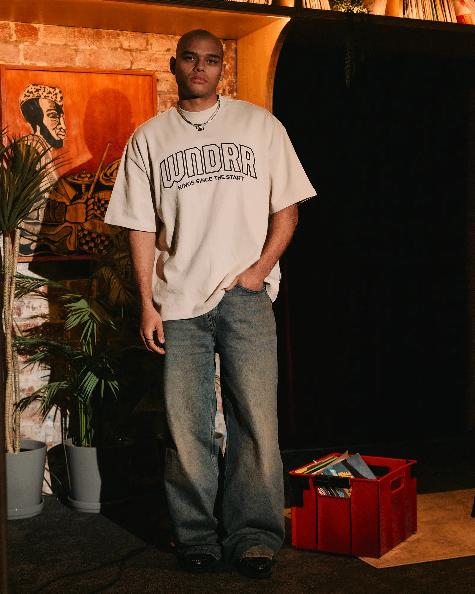 FEUD HEAVY WEIGHT TEE - TAN sold by WNDRR product image thumbnail 4