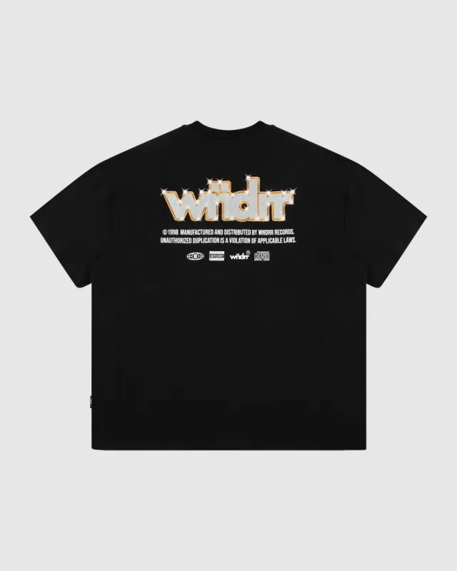 VIOLATION HEAVY WEIGHT TEE - BLACK sold by WNDRR