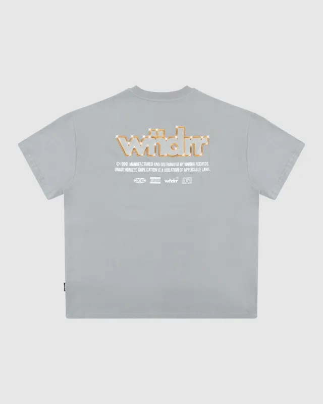 VIOLATION HEAVY WEIGHT TEE - CEMENT GREY sold by WNDRR