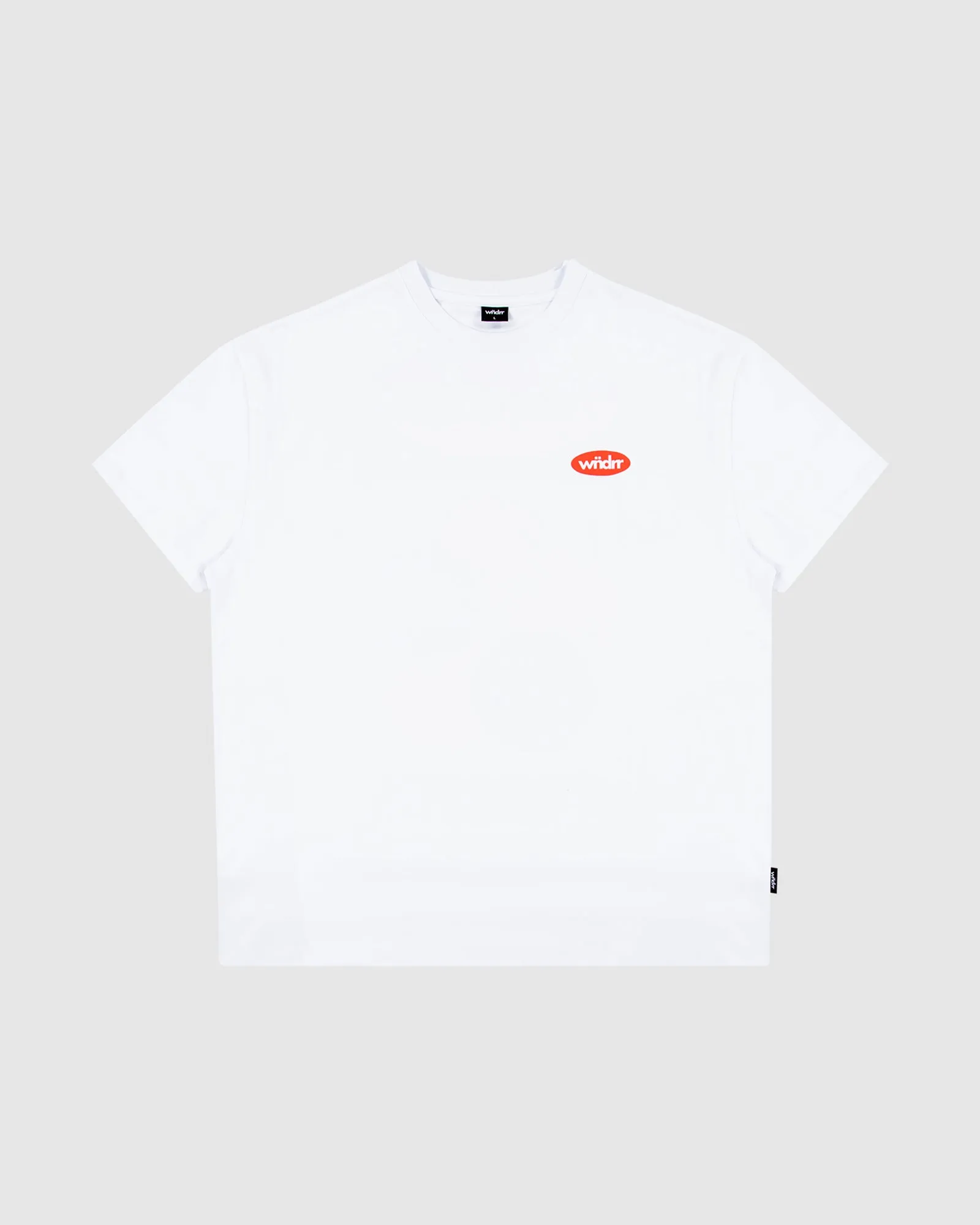 FLAMMABLE BOX FIT TEE - WHITE sold by WNDRR product image thumbnail 3