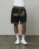 OFFCUT COURT SHORT - BLACK/GREEN sold by WNDRR