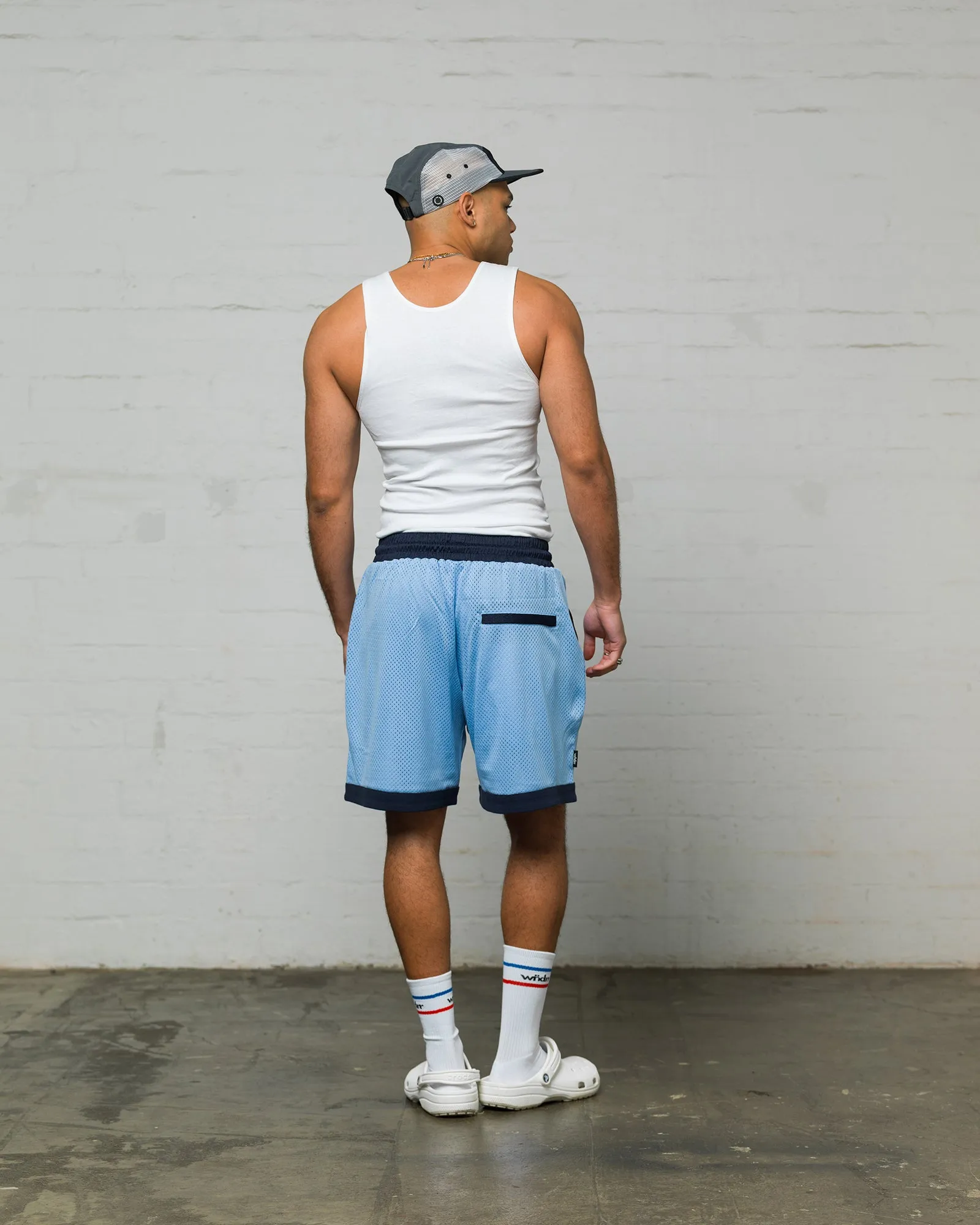 OFFCUT COURT SHORT - AIR BLUE/BLUE sold by WNDRR product image thumbnail 4