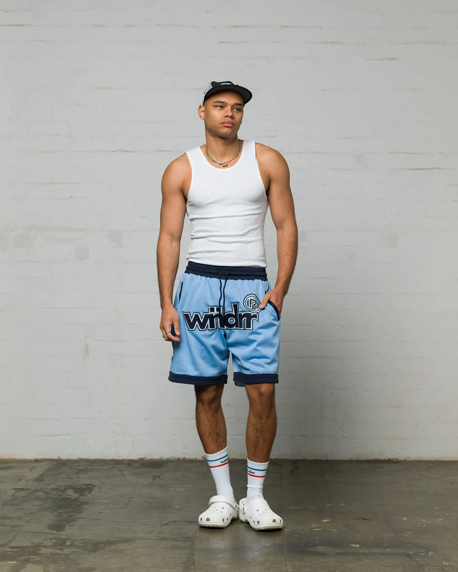 OFFCUT COURT SHORT - AIR BLUE/BLUE sold by WNDRR product image thumbnail 2