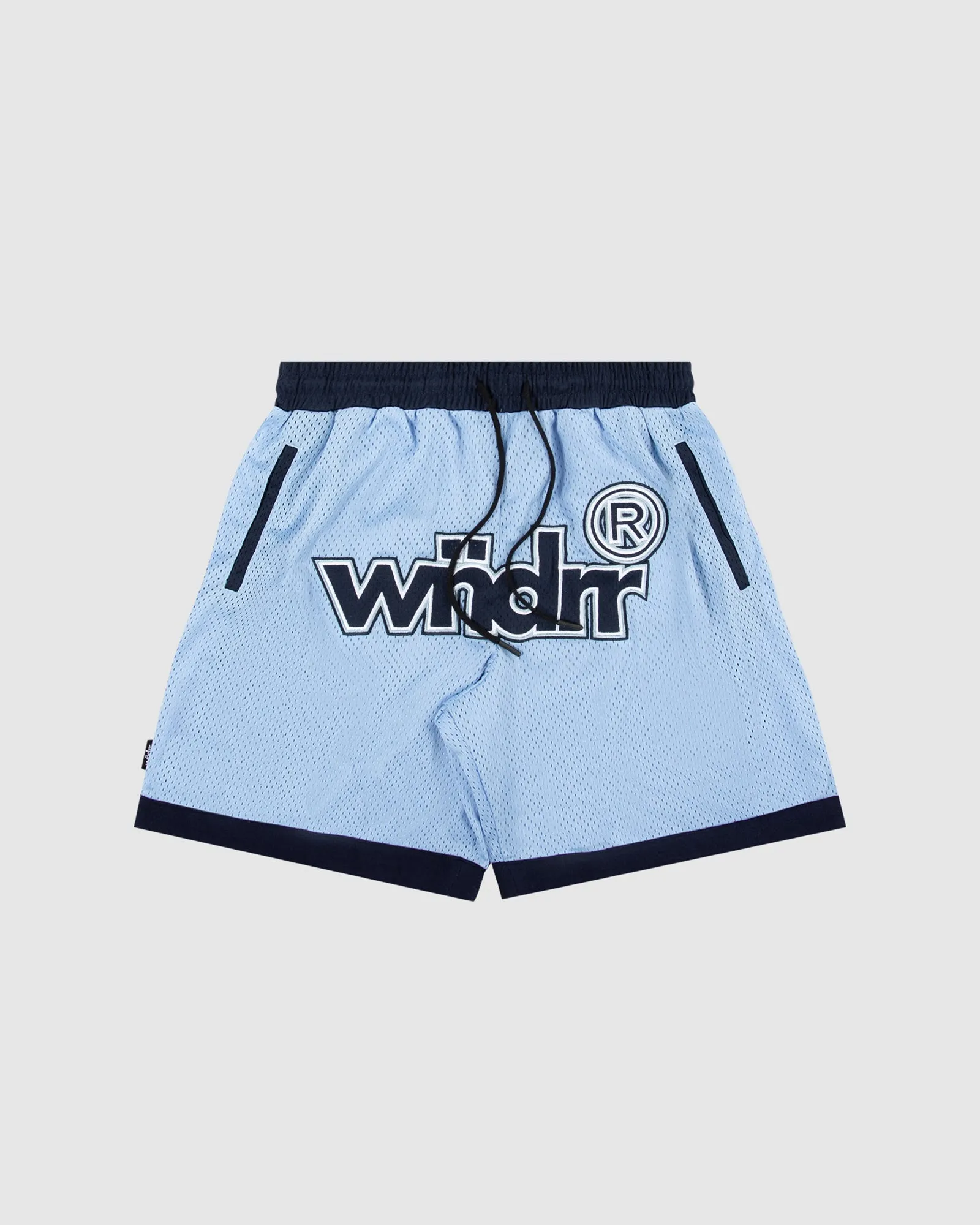 OFFCUT COURT SHORT - AIR BLUE/BLUE sold by WNDRR