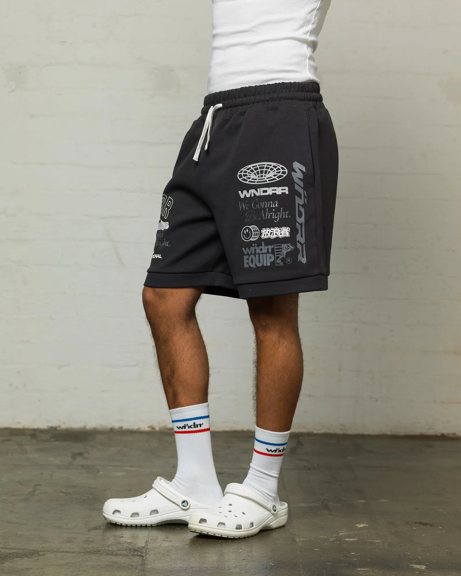 REPRESENT TECH TRACKSHORT - FADED BLACK sold by WNDRR product image thumbnail 5