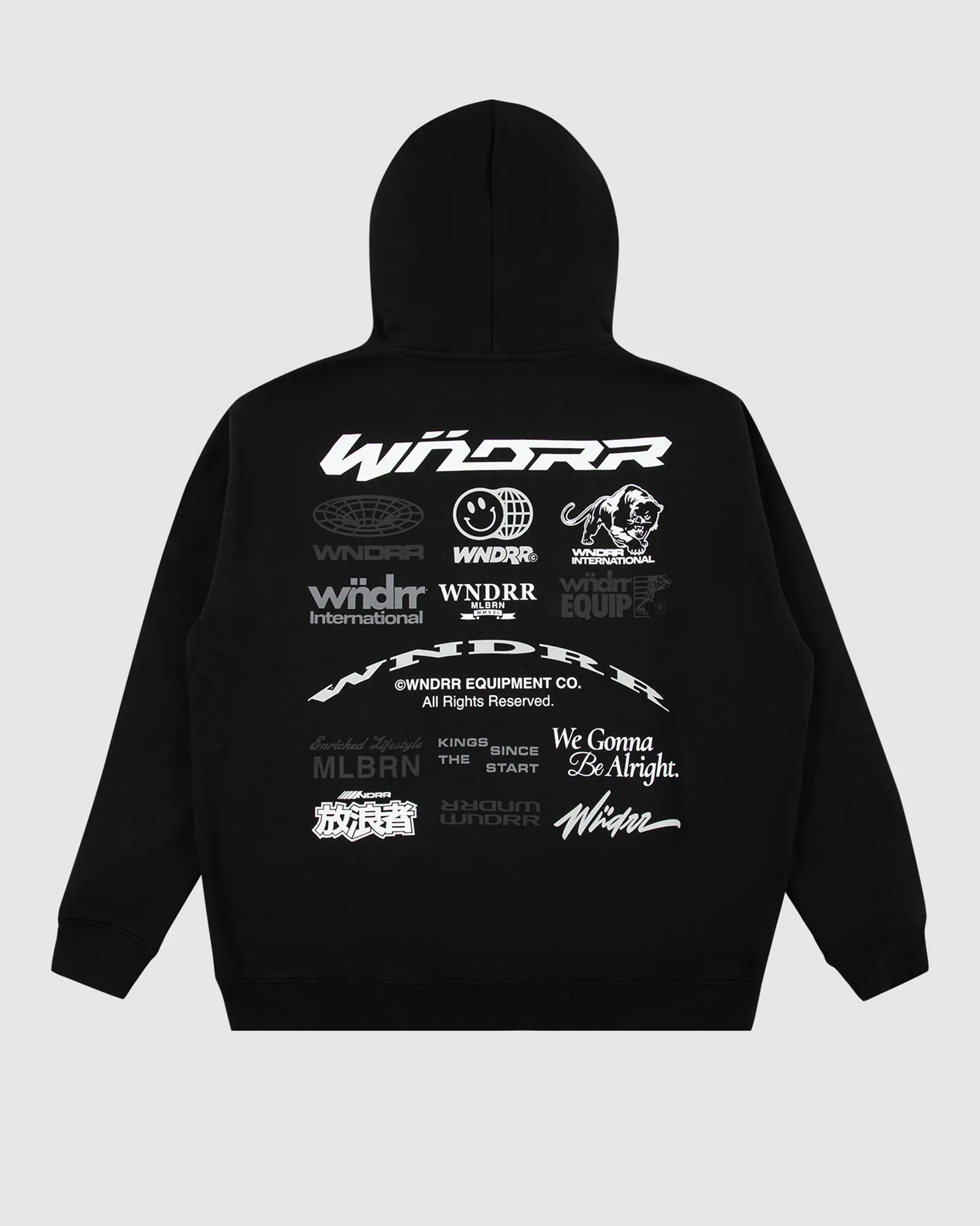 REPRESENT HOOD SWEAT - BLACK sold by WNDRR