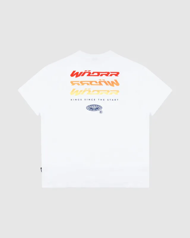 EXILE BOX FIT TEE - WHITE sold by WNDRR
