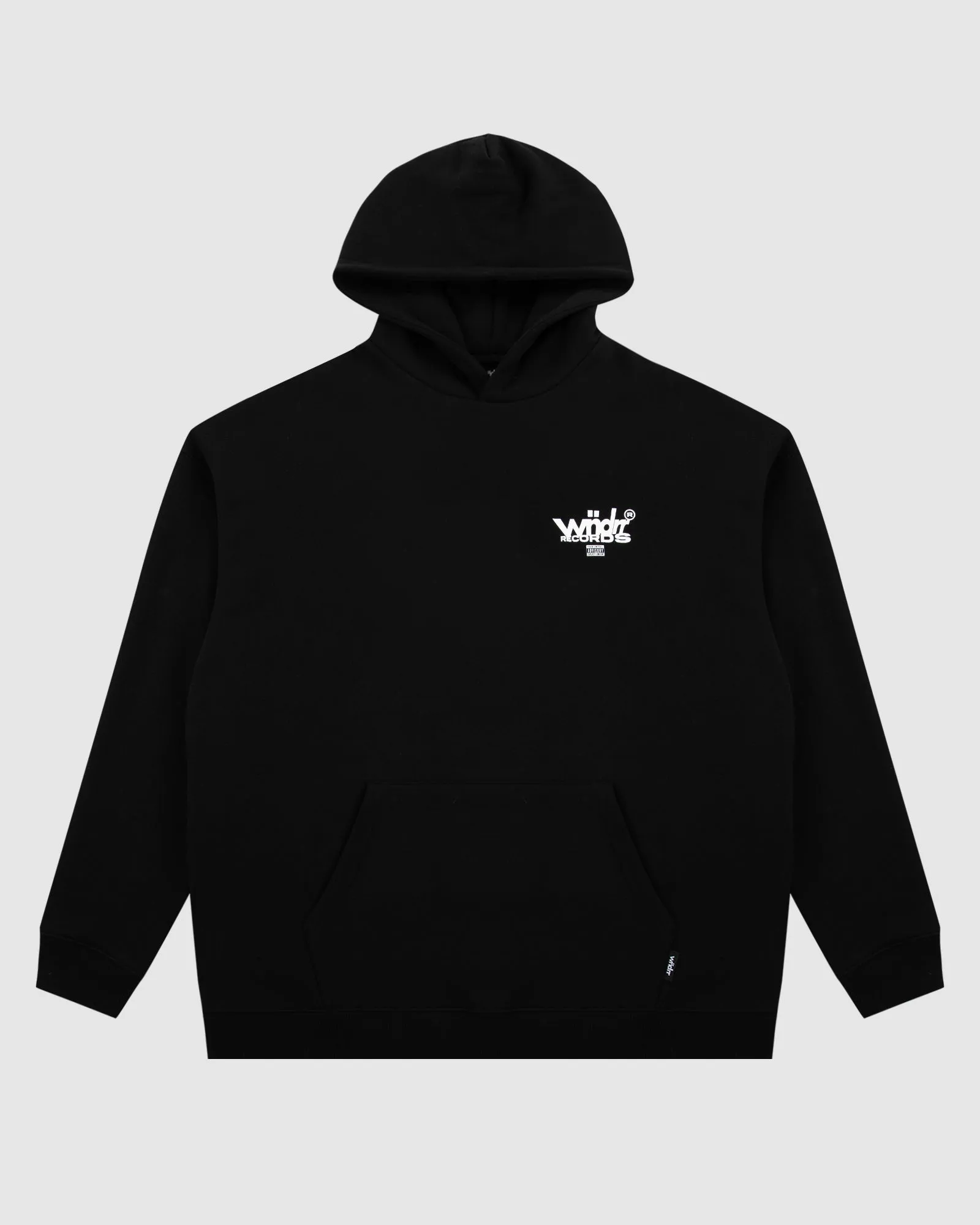 RECORDS HOOD SWEAT - BLACK sold by WNDRR product image thumbnail 3