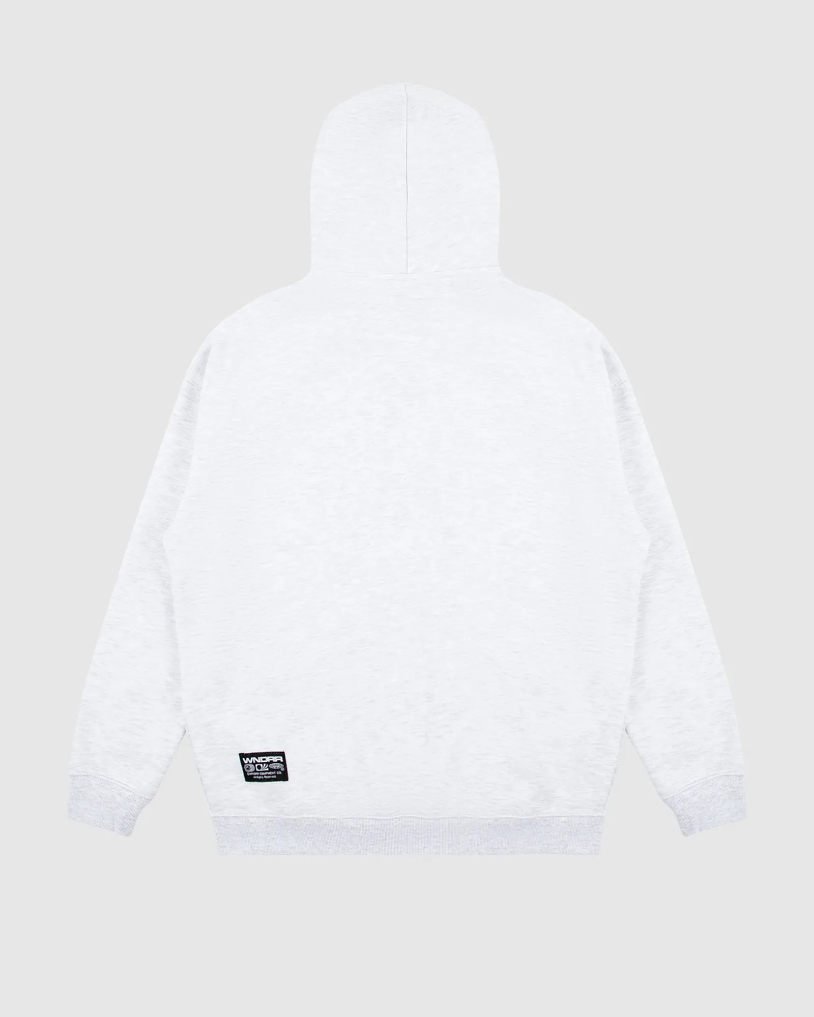 FEUD ZIP HOOD SWEAT - WHITE MARLE sold by WNDRR product image thumbnail 3