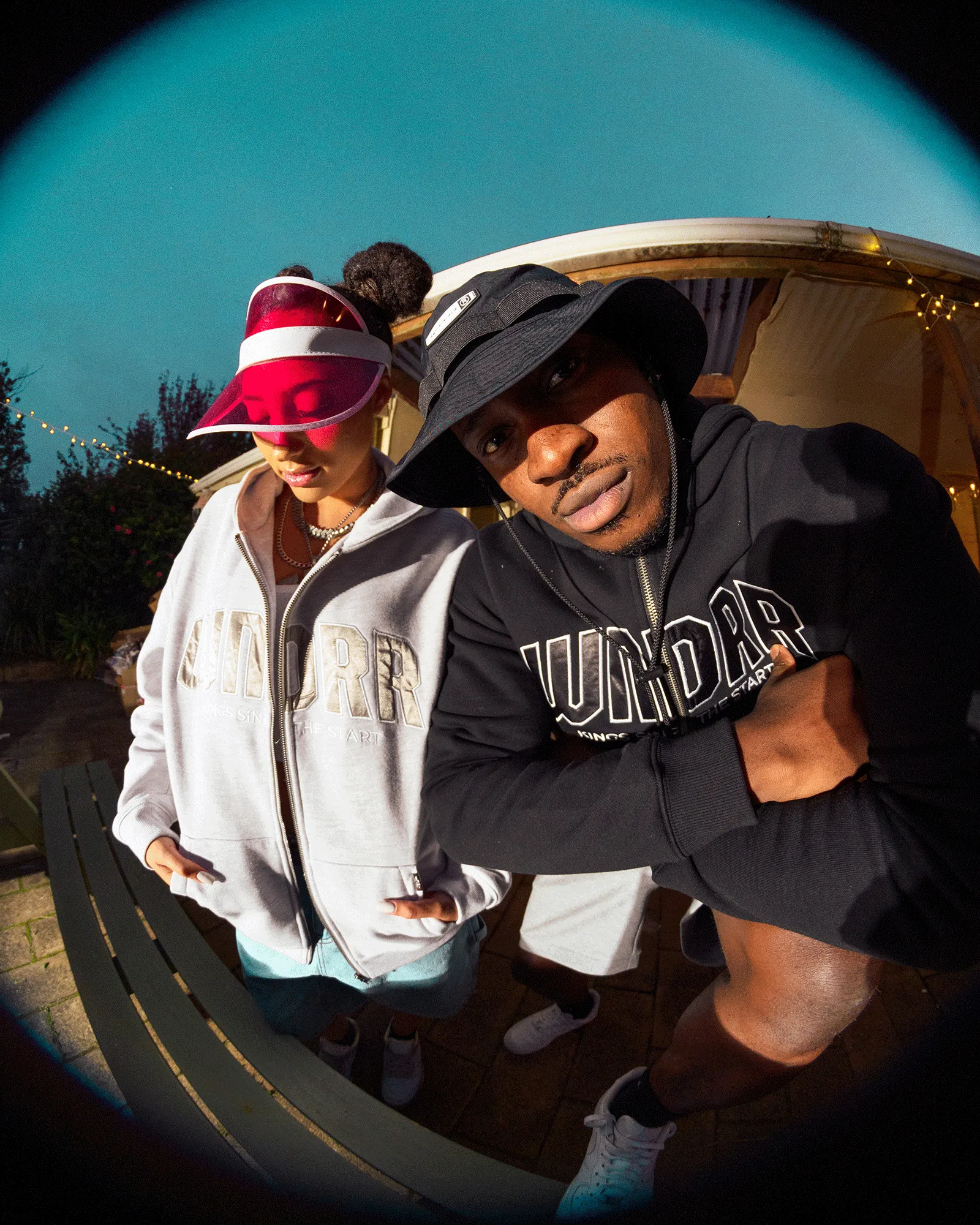 FEUD ZIP HOOD SWEAT - BLACK sold by WNDRR product image thumbnail 4