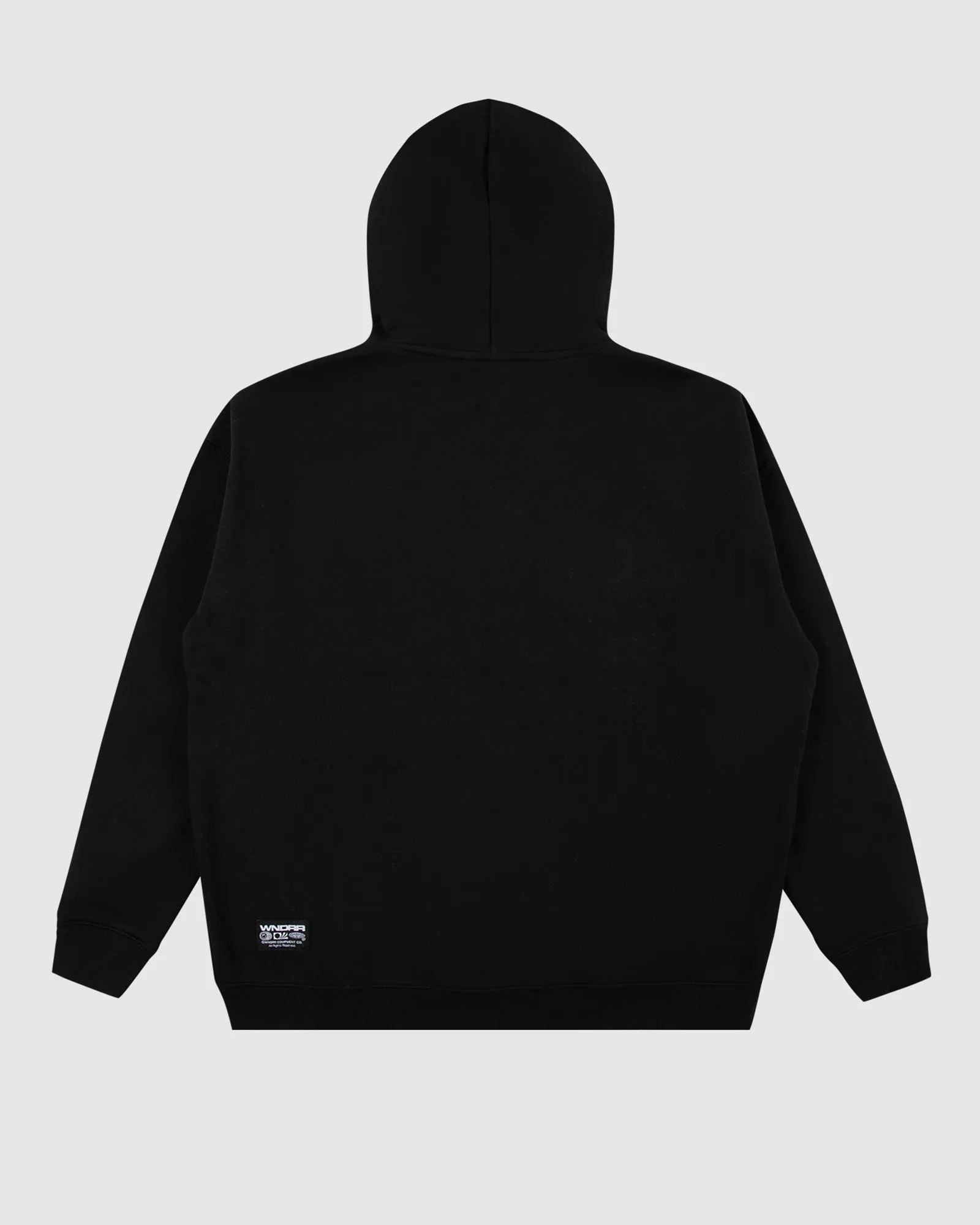 FEUD ZIP HOOD SWEAT - BLACK sold by WNDRR product image thumbnail 3