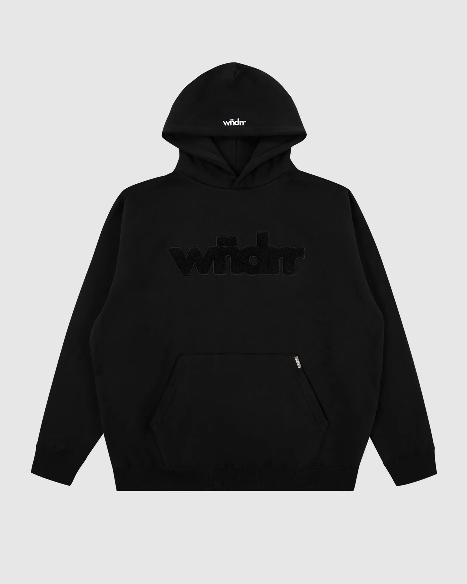 TONE HOOD SWEAT - BLACK sold by WNDRR