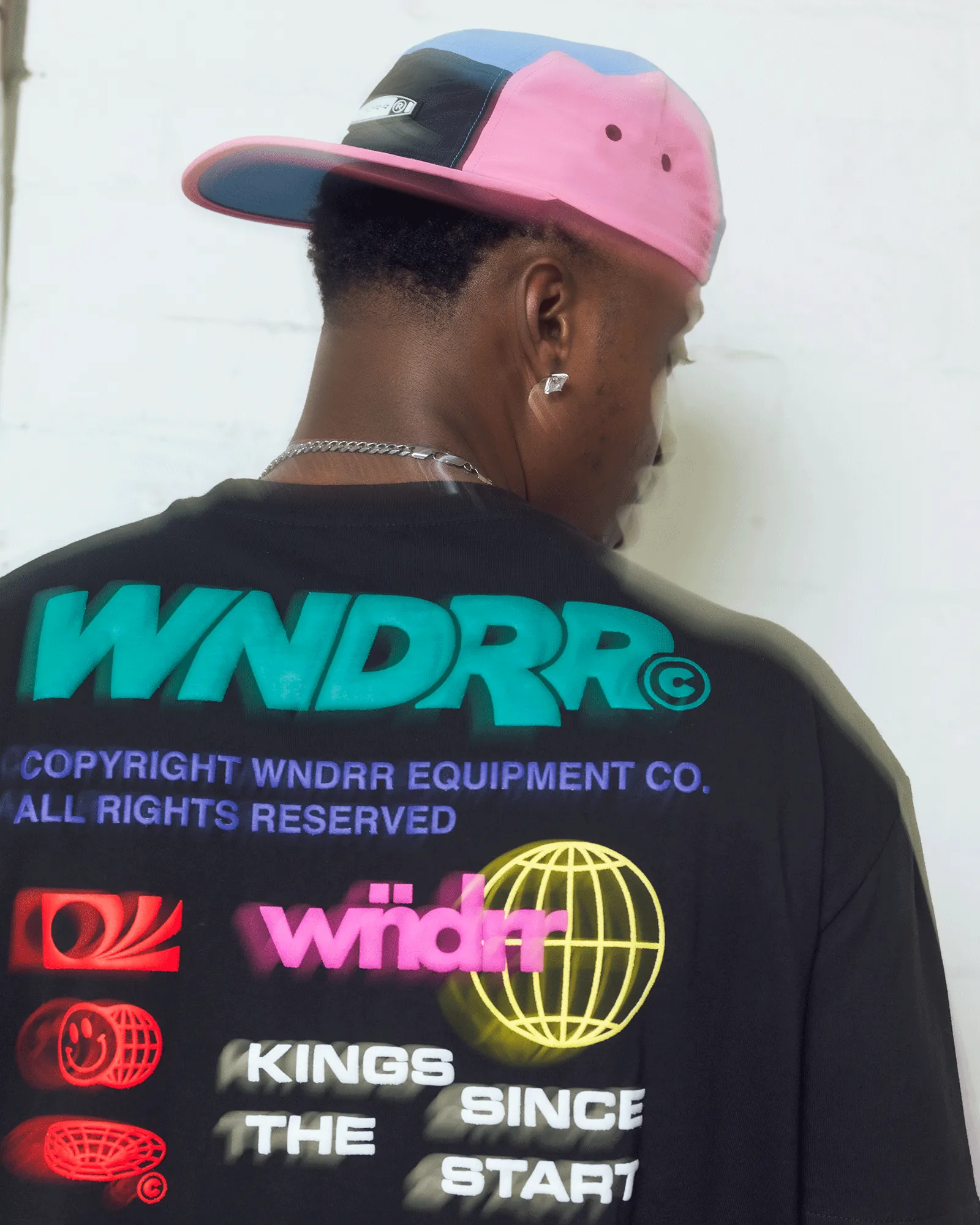 SCRAWL BOX FIT TEE - BLACK sold by WNDRR product image thumbnail 2